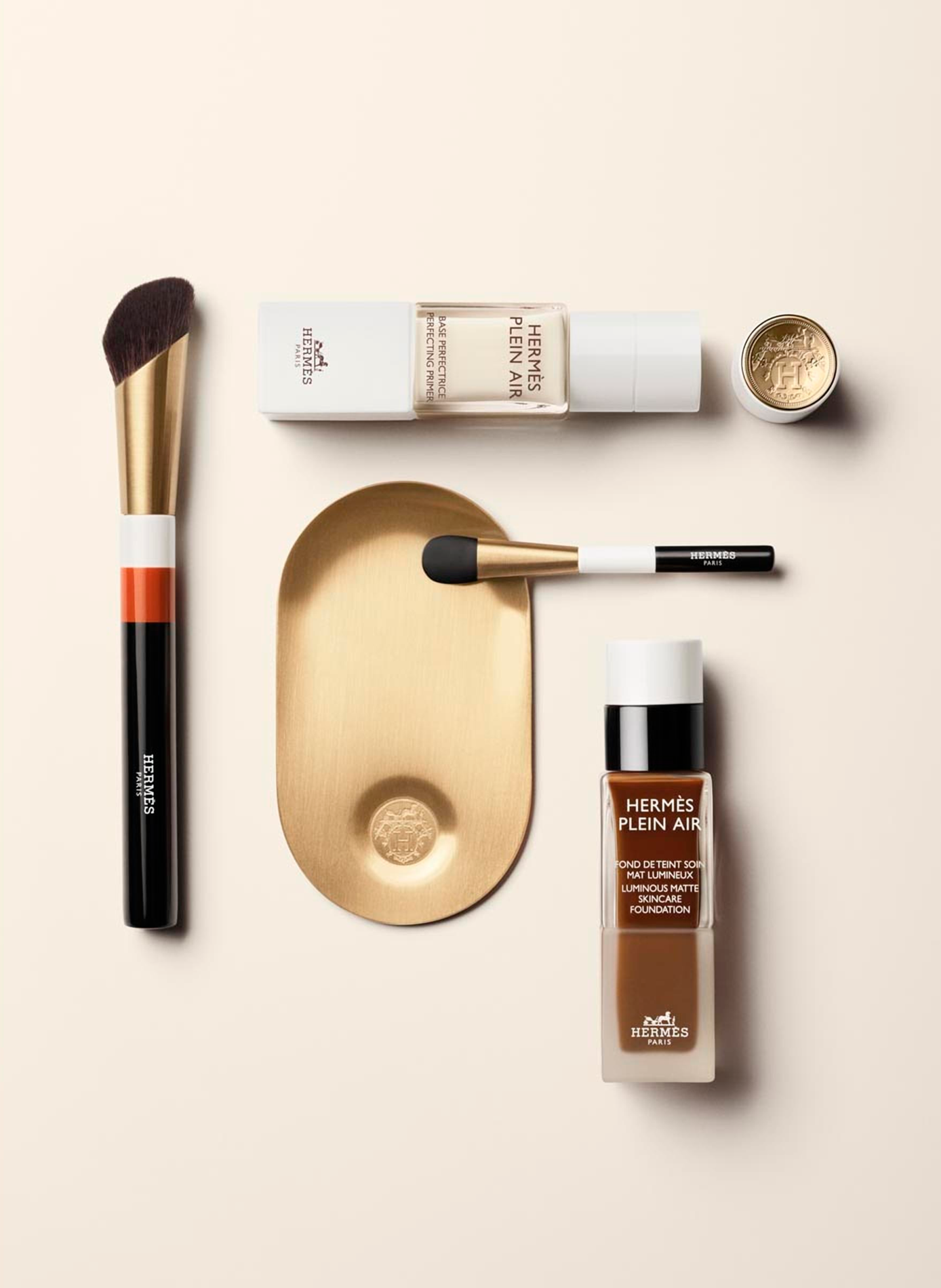 Hermès Plein Air, Fond de teint soin mat lumineux 87n cacao