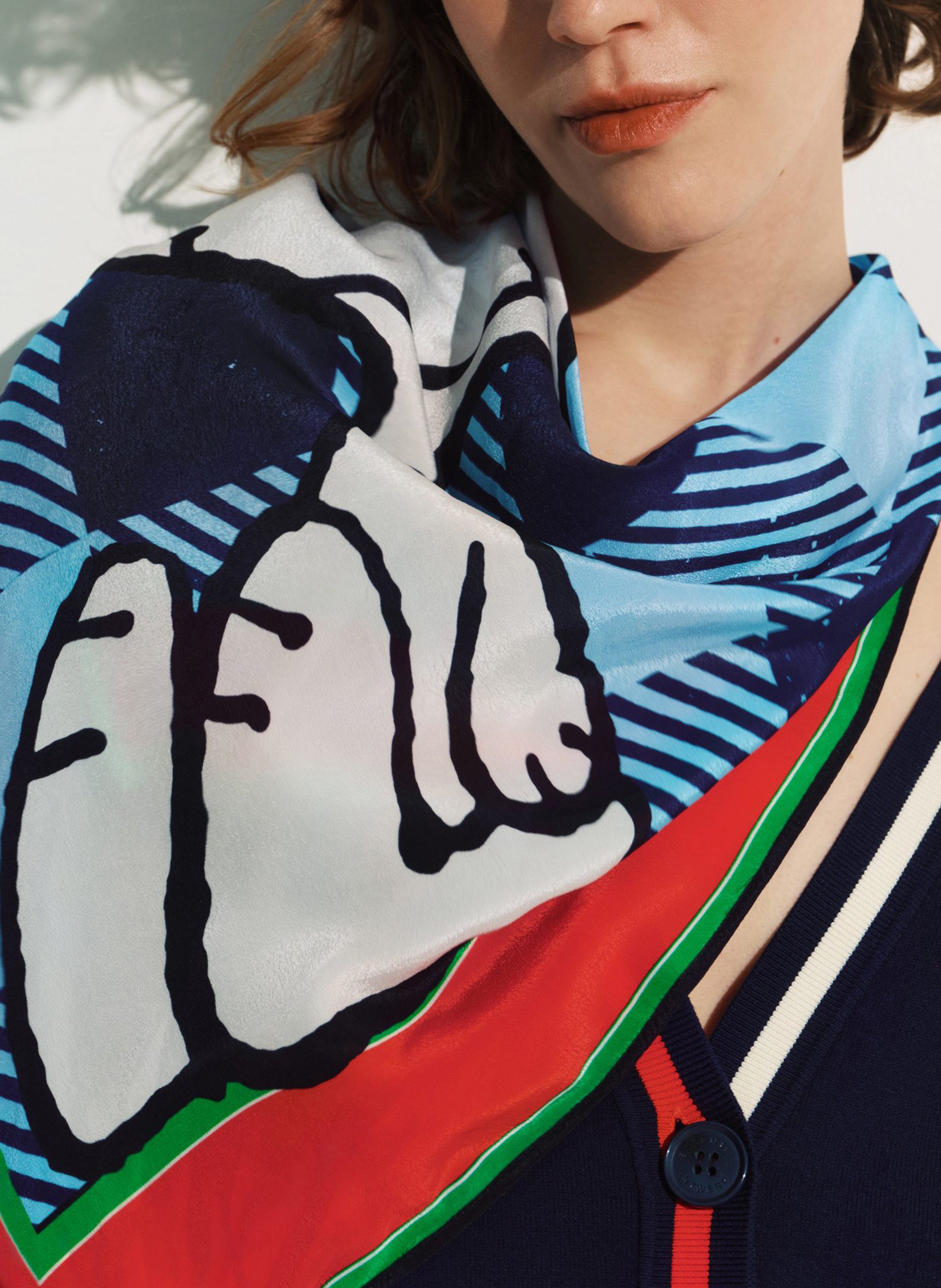 Foulard imprimé joopy ESSENTIEL ANTWERP Rouge