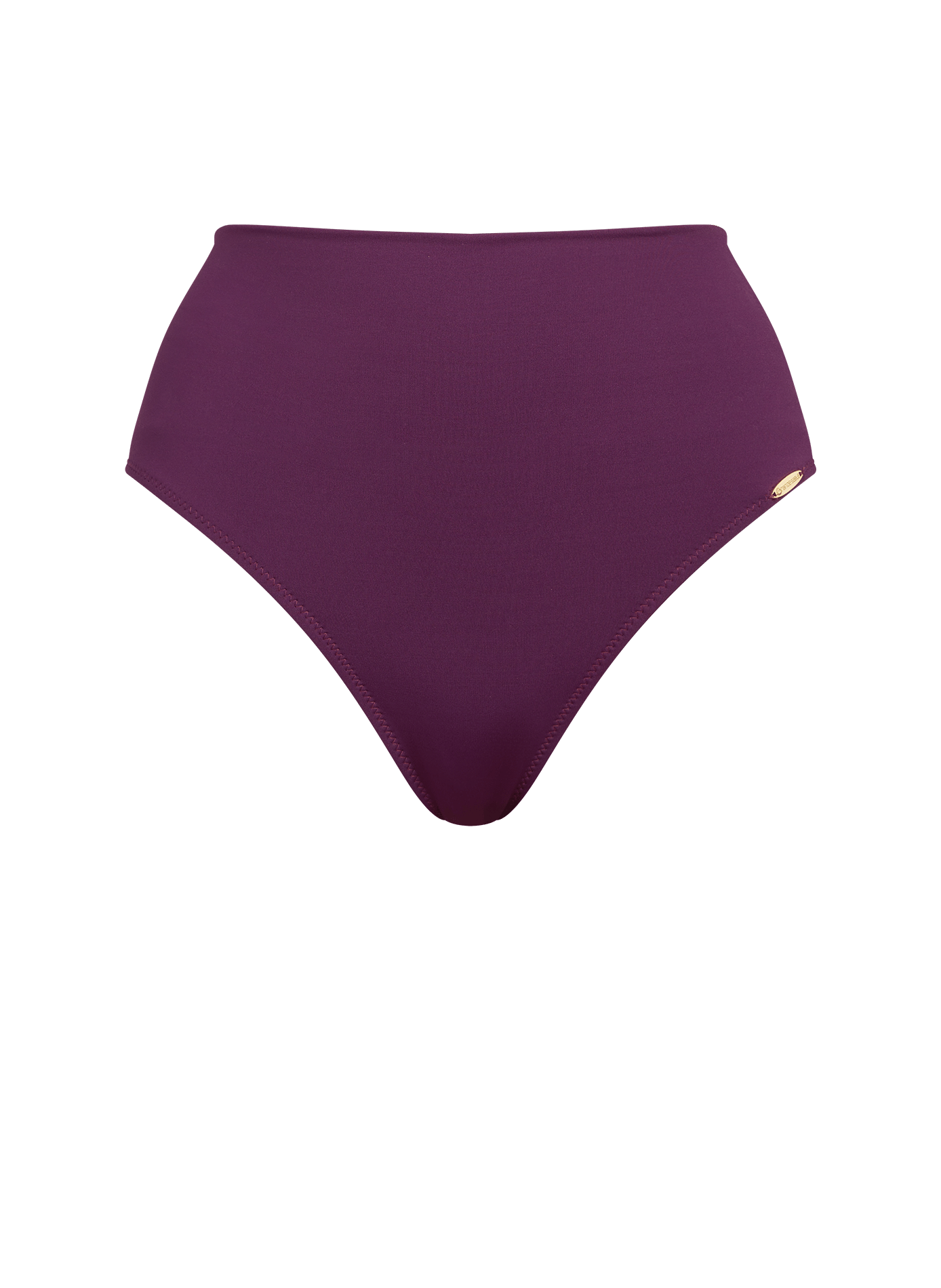 Culotte unie mi-haute de maillot de bain GRAIN DE SABLE Rouge