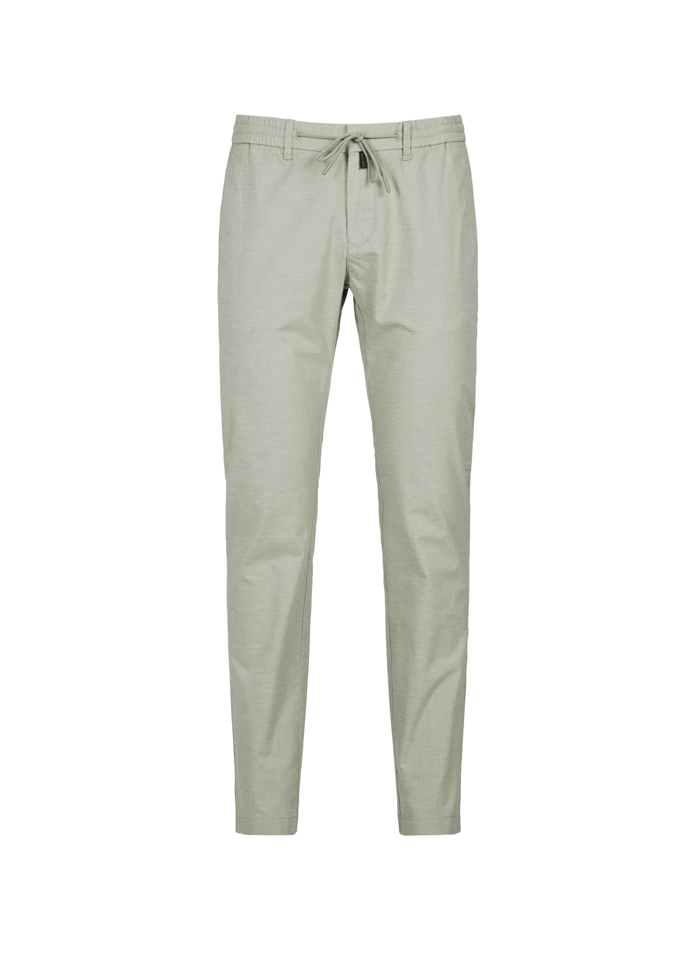 Pantalon droit en coton PIERRE CARDIN Vert