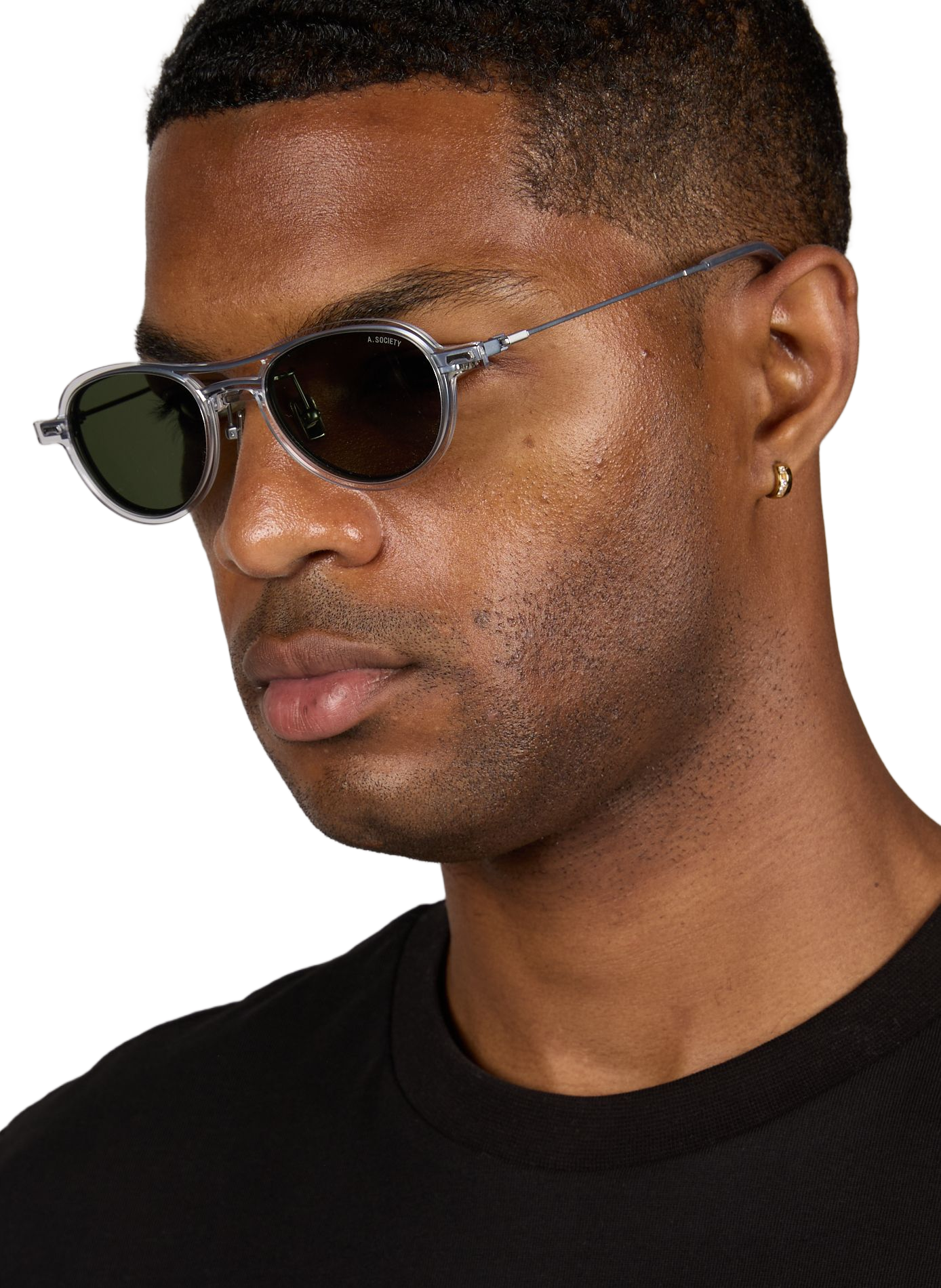 Lunettes de soleil transparentes Hikari MAISON KITSUNÉ Vert