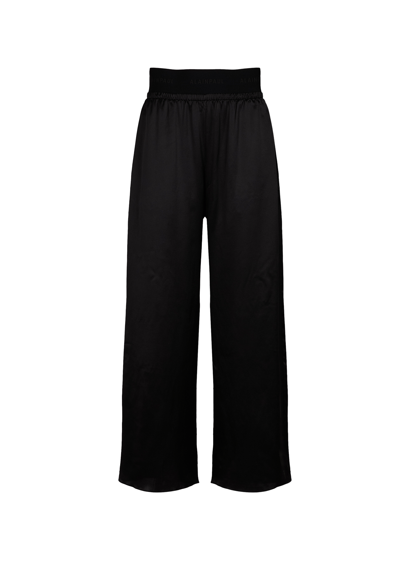 Weit geschnittene Seidenhose mit elastischem Bund ALAINPAUL