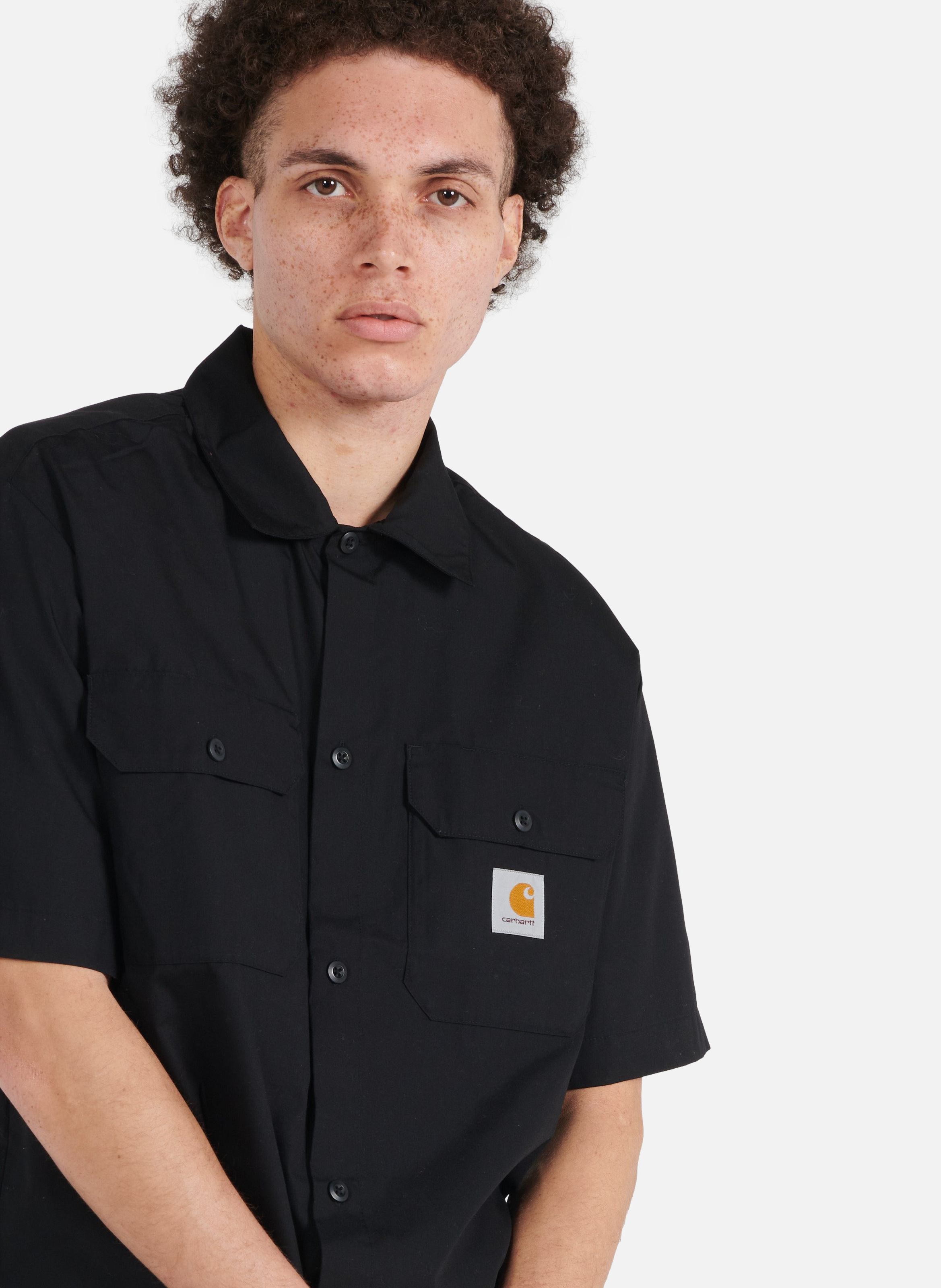 Chemise s/s craft shirt CARHARTT WIP Noir