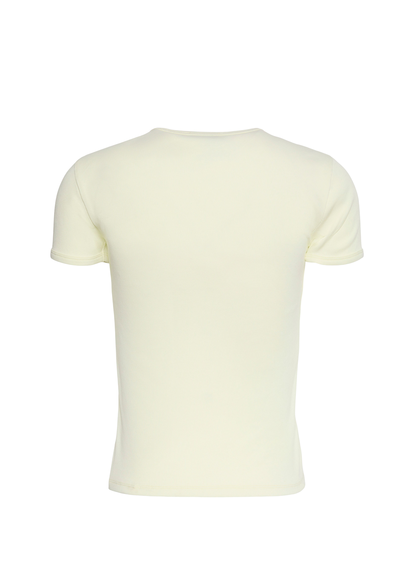 Taillierte T-Shirt mit Logo aus Baumwollmischung CALVIN KLEIN Grun