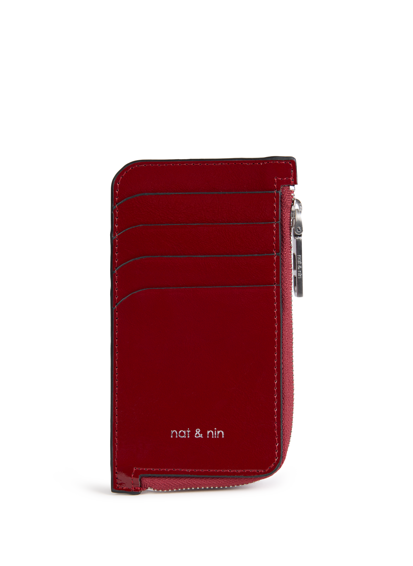 Lederkartenhalter ALIZEE Rouge glace