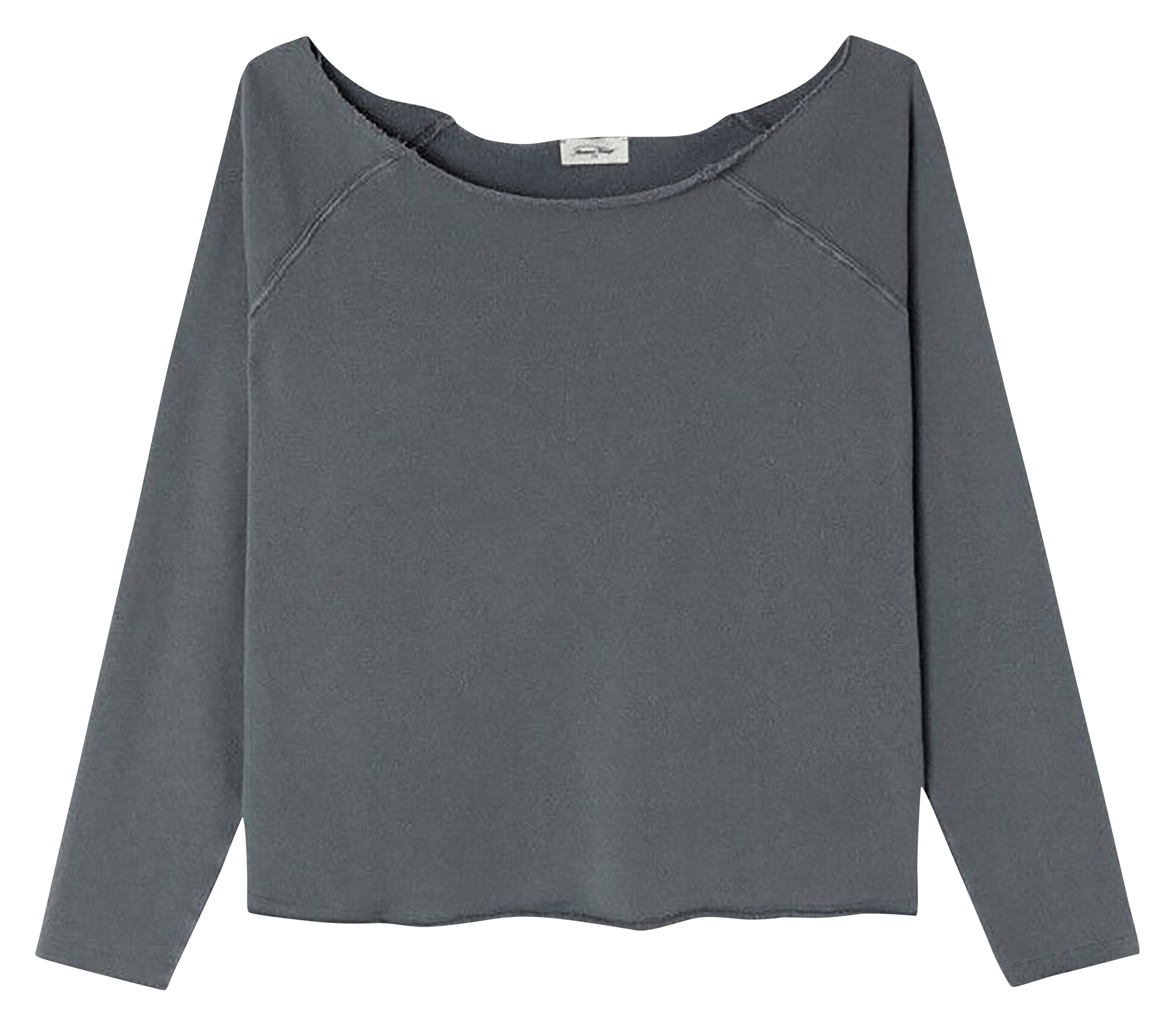 Sweat en coton col bateau vibtown AMERICAN VINTAGE Bleu