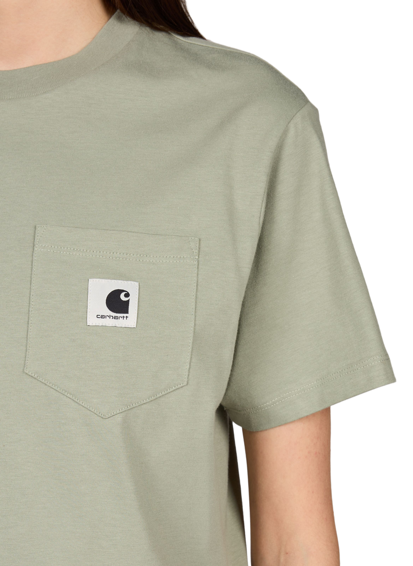 Short-sleeve cotton pullover CARHARTT WIP Green