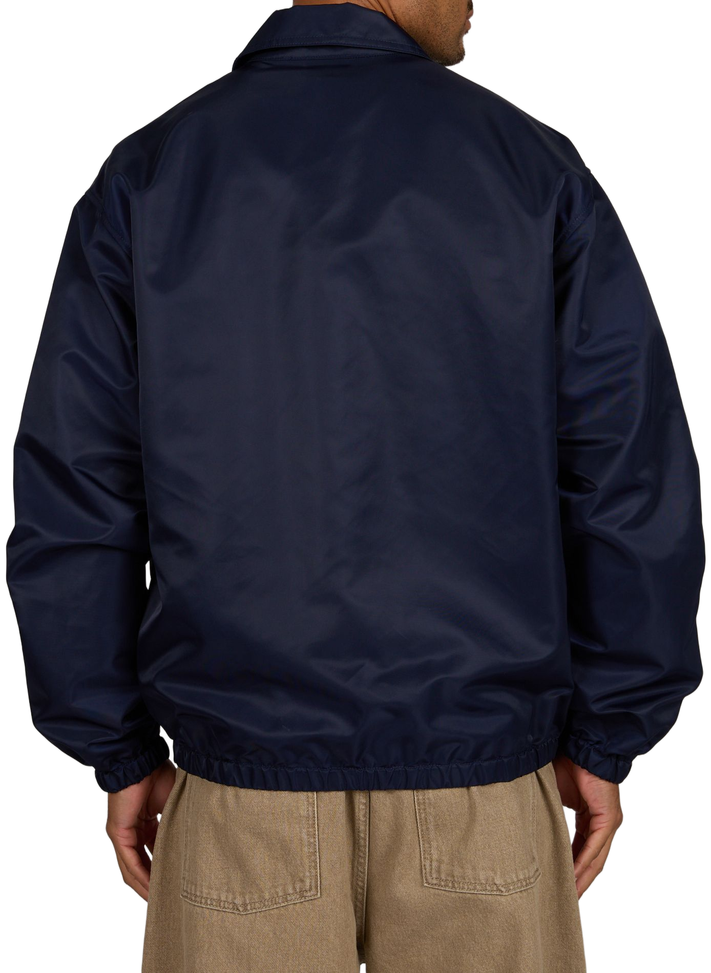 Straight nylon outdoor jacket DROLE DE MONSIEUR Blue
