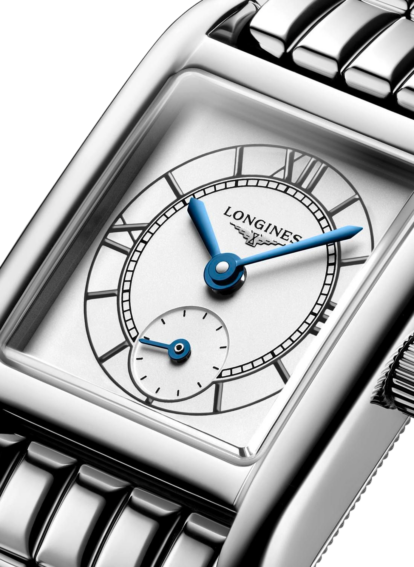 Montre quartz Longines DolceVita 2023 en acier inoxydable LONGINES Blanc