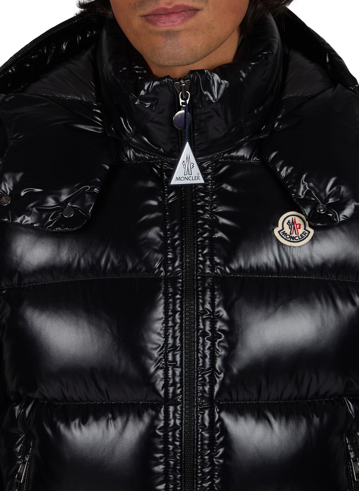 Bodywarmer met afneembare capuchon MONCLER Zwart
