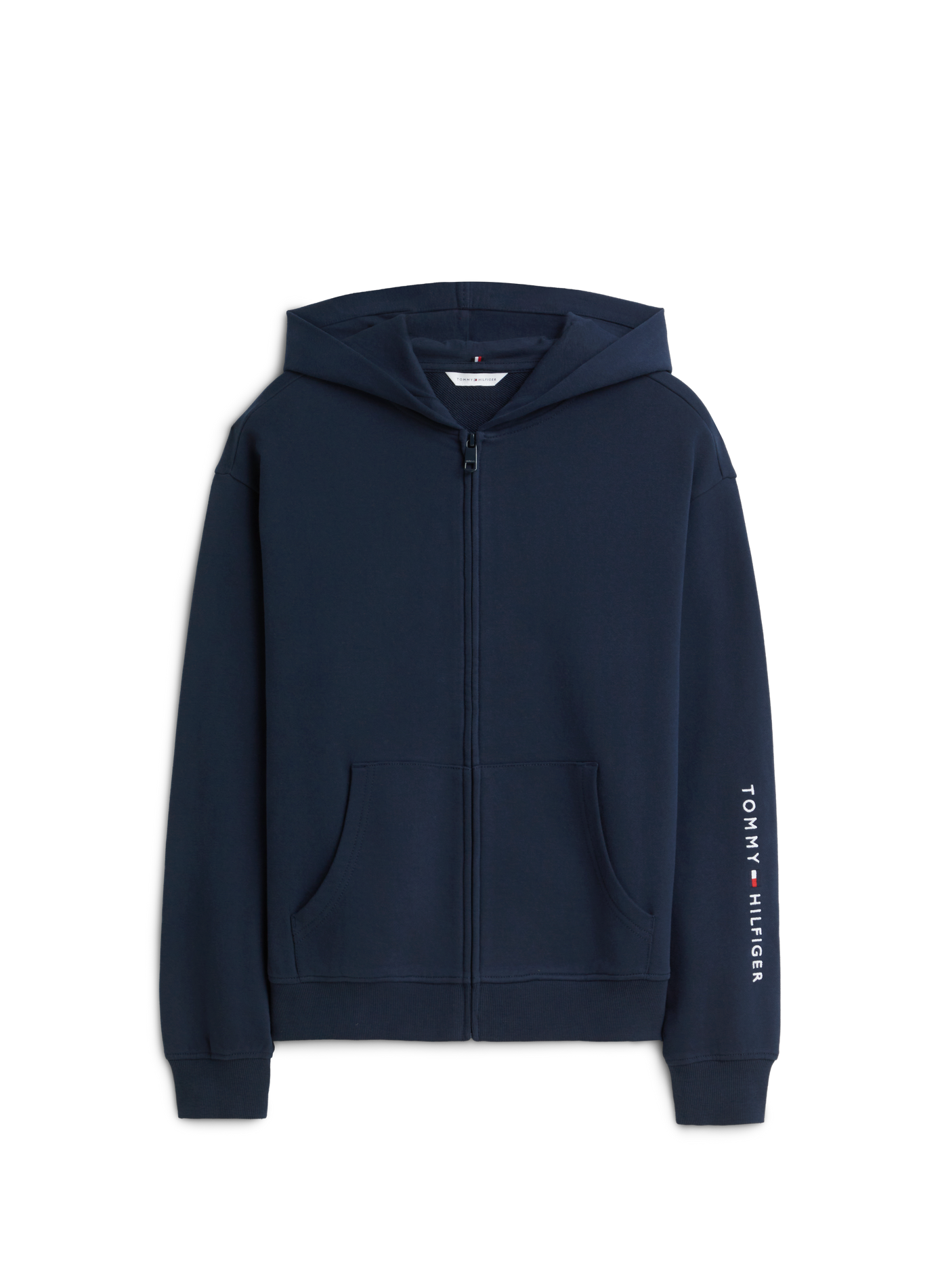 Sweat à capuche en coton TOMMY HILFIGER Blauw