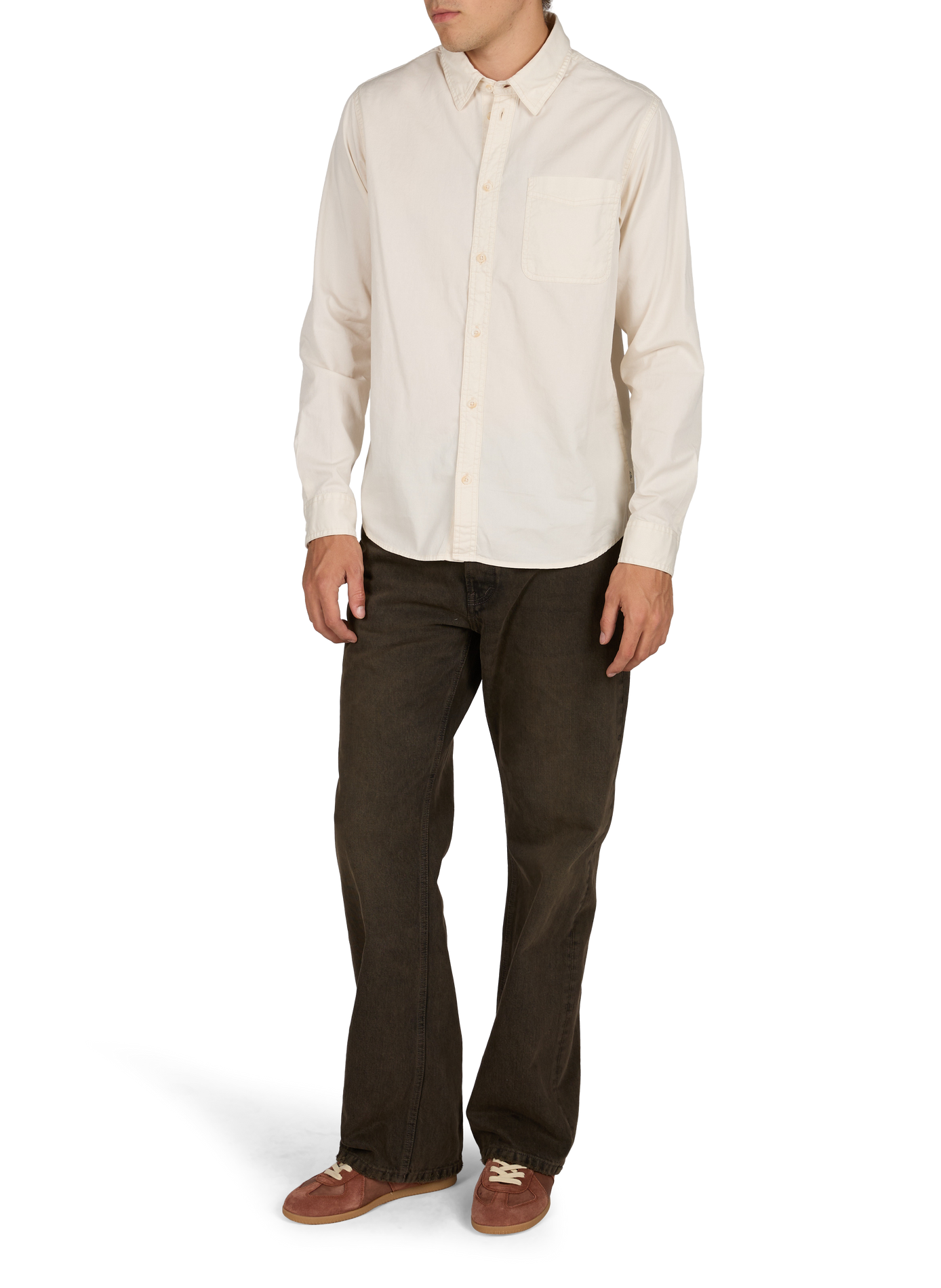 Jean droit décontracté en coton JEANERICA DENIM Bleu