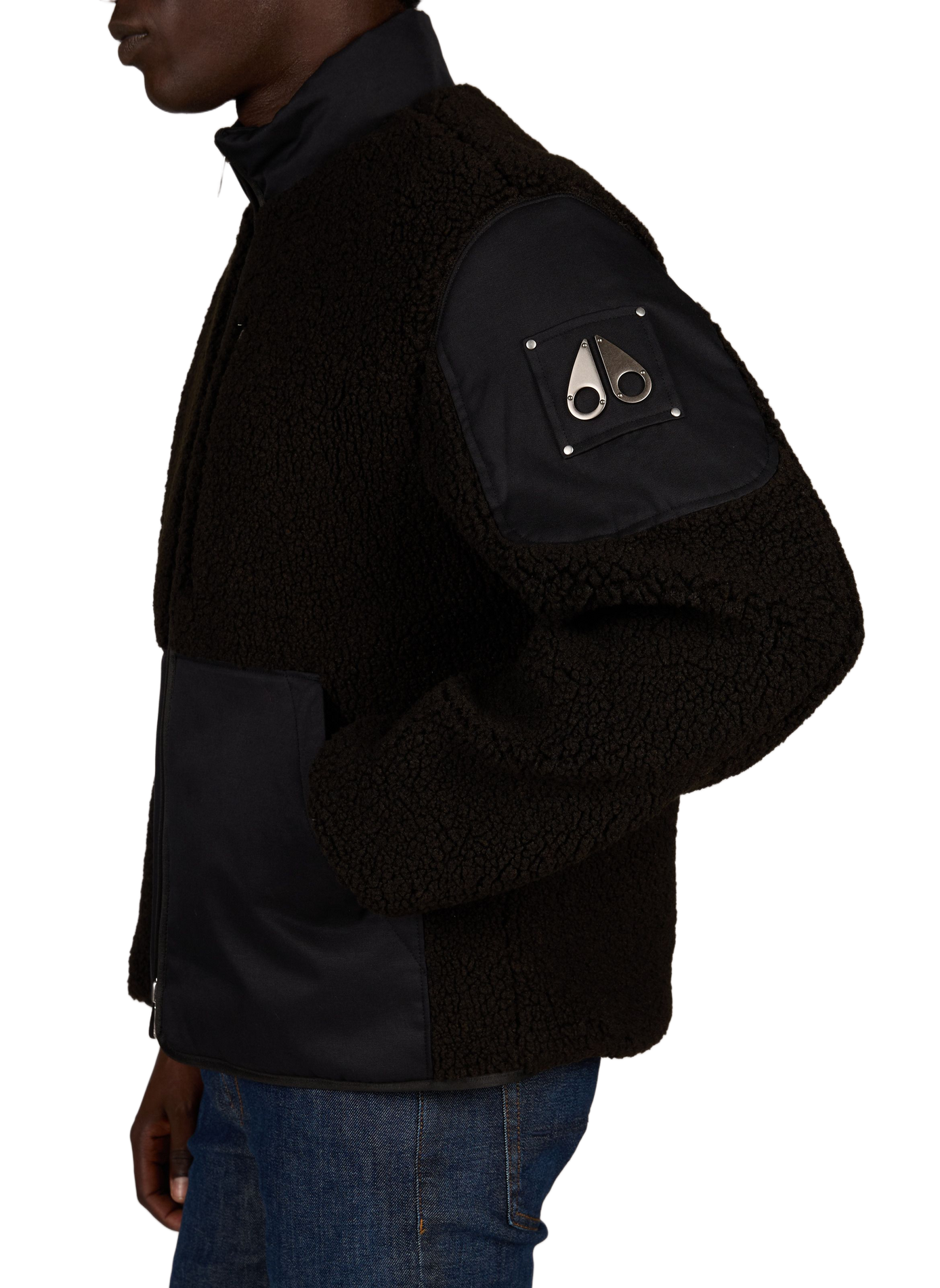 Veste ample col montant MOOSE KNUCKLES Noir