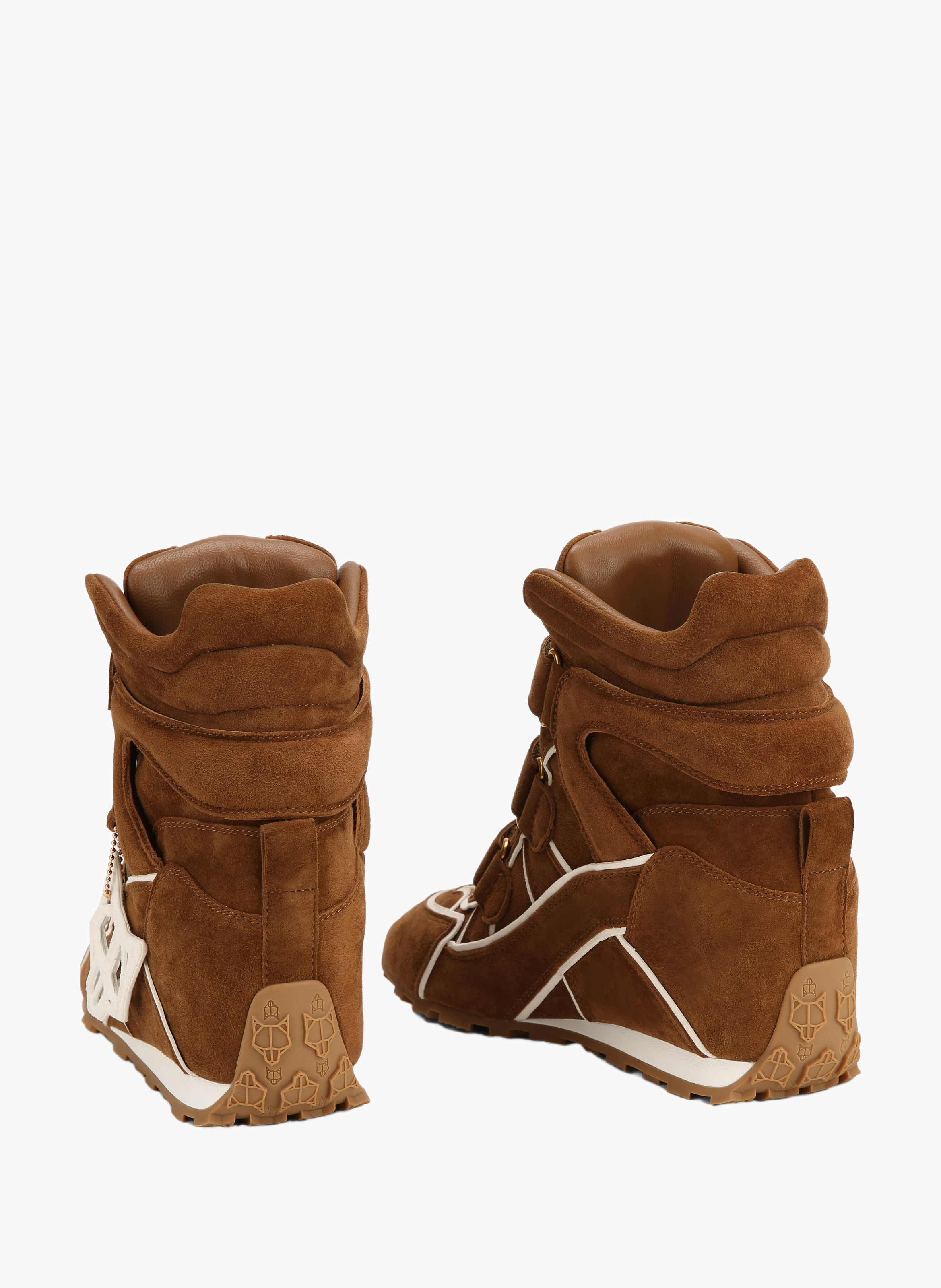 Element sneakers van suède NAKED WOLFE Bruin