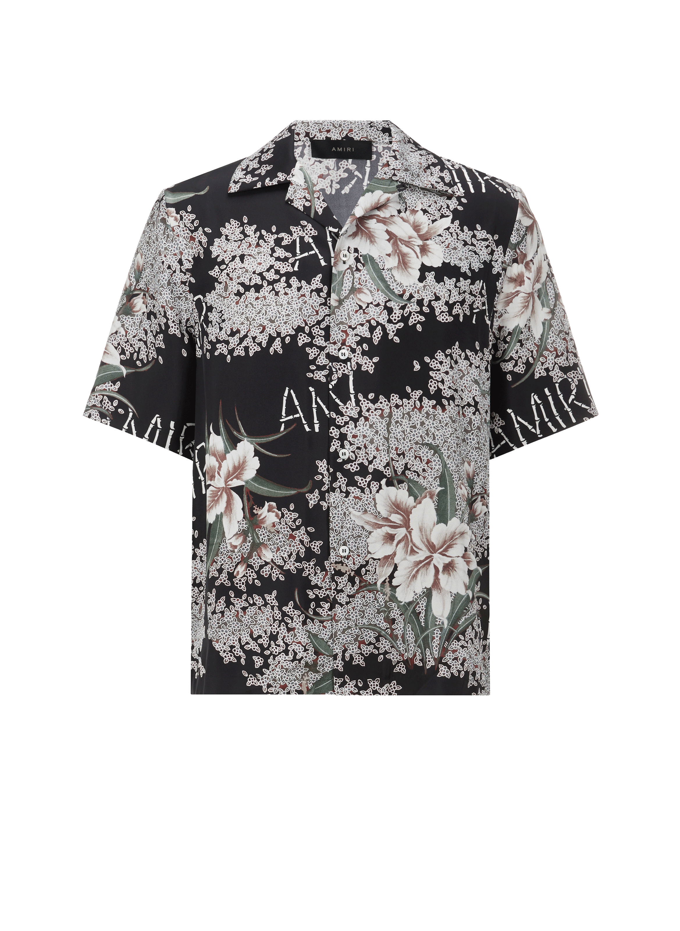 Chemise bowling Hibiscus Tiki en soie
