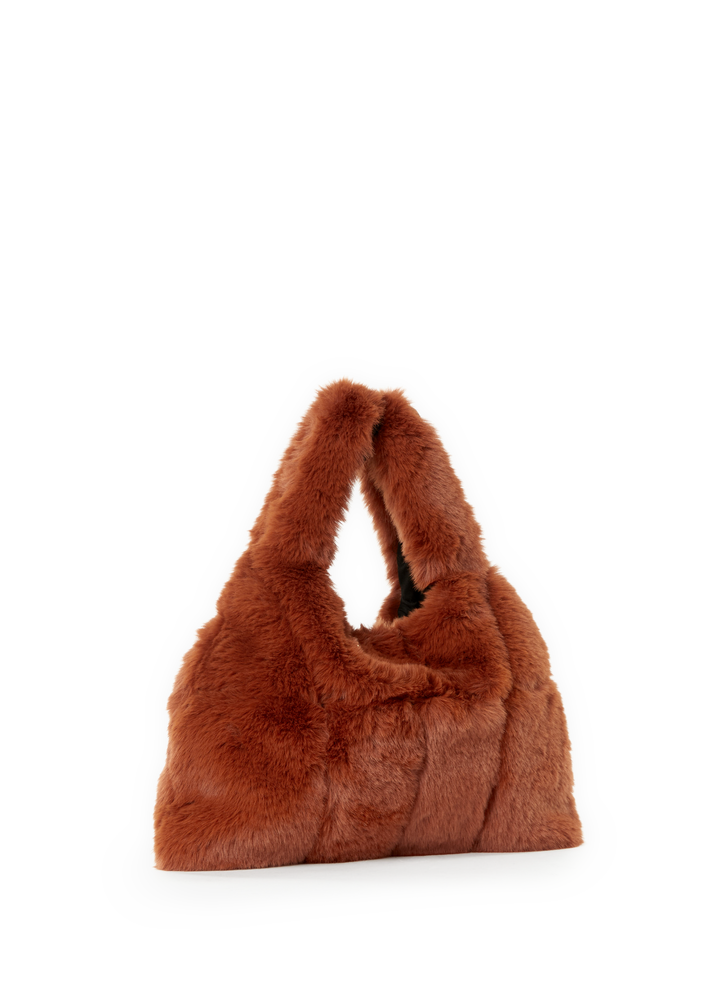 Sac à main en fourrure  AU PRINTEMPS PARIS Marron