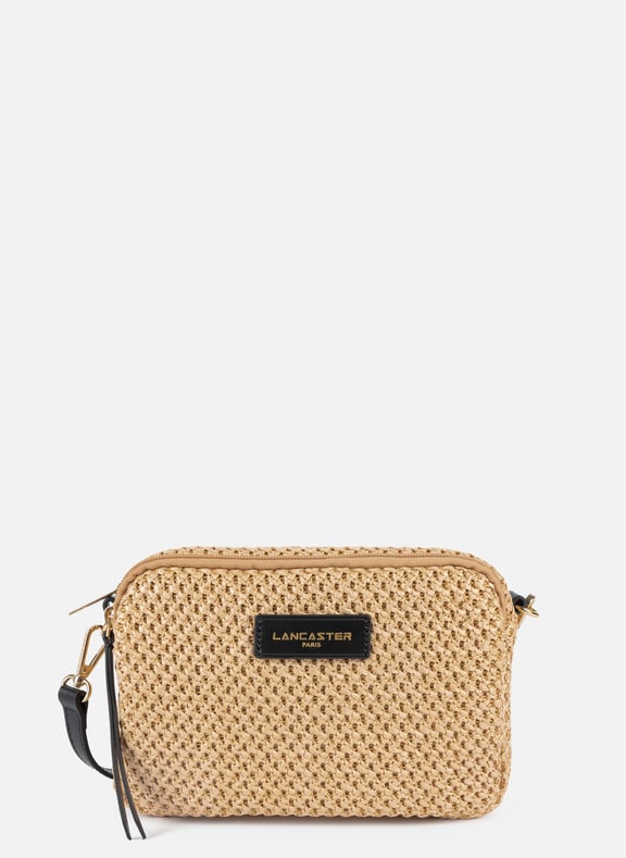 Sac trotteur - osier Noir by LANCASTER LANCASTER Sac trotteur - osier Noir