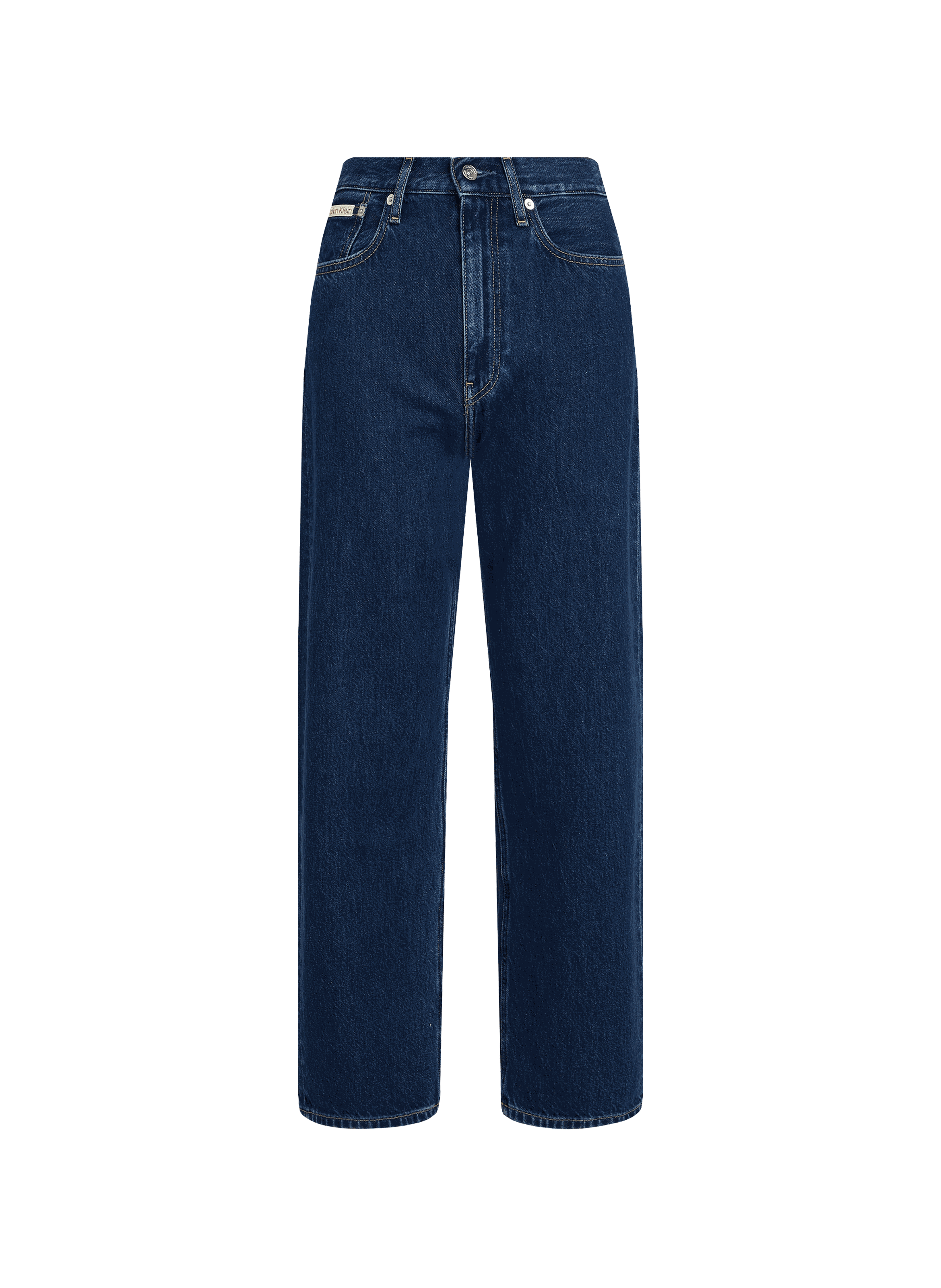Straight leg cotton jeans CALVIN KLEIN Blue