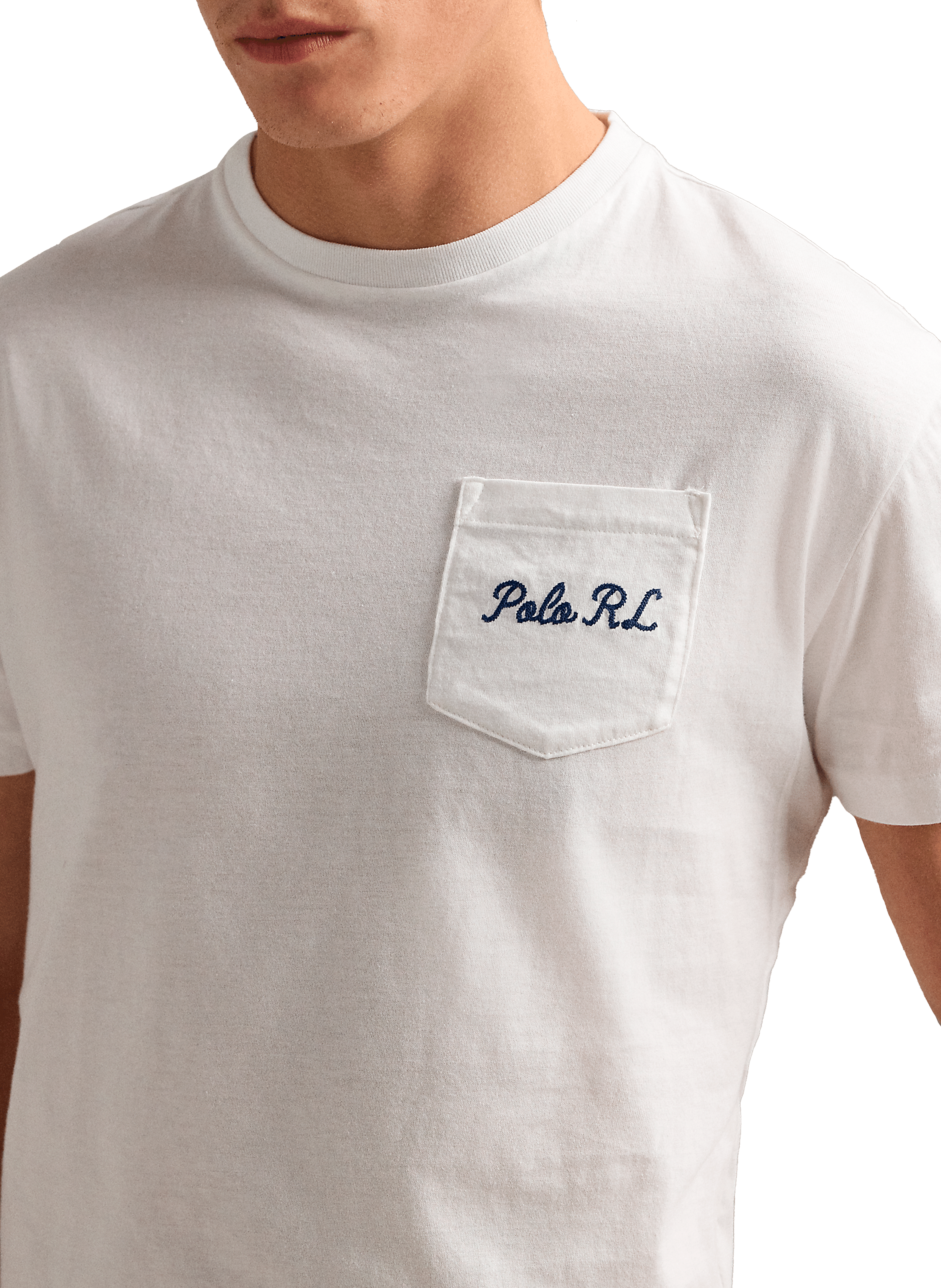 T-shirt droit imprimé en coton POLO RALPH LAUREN Blanc