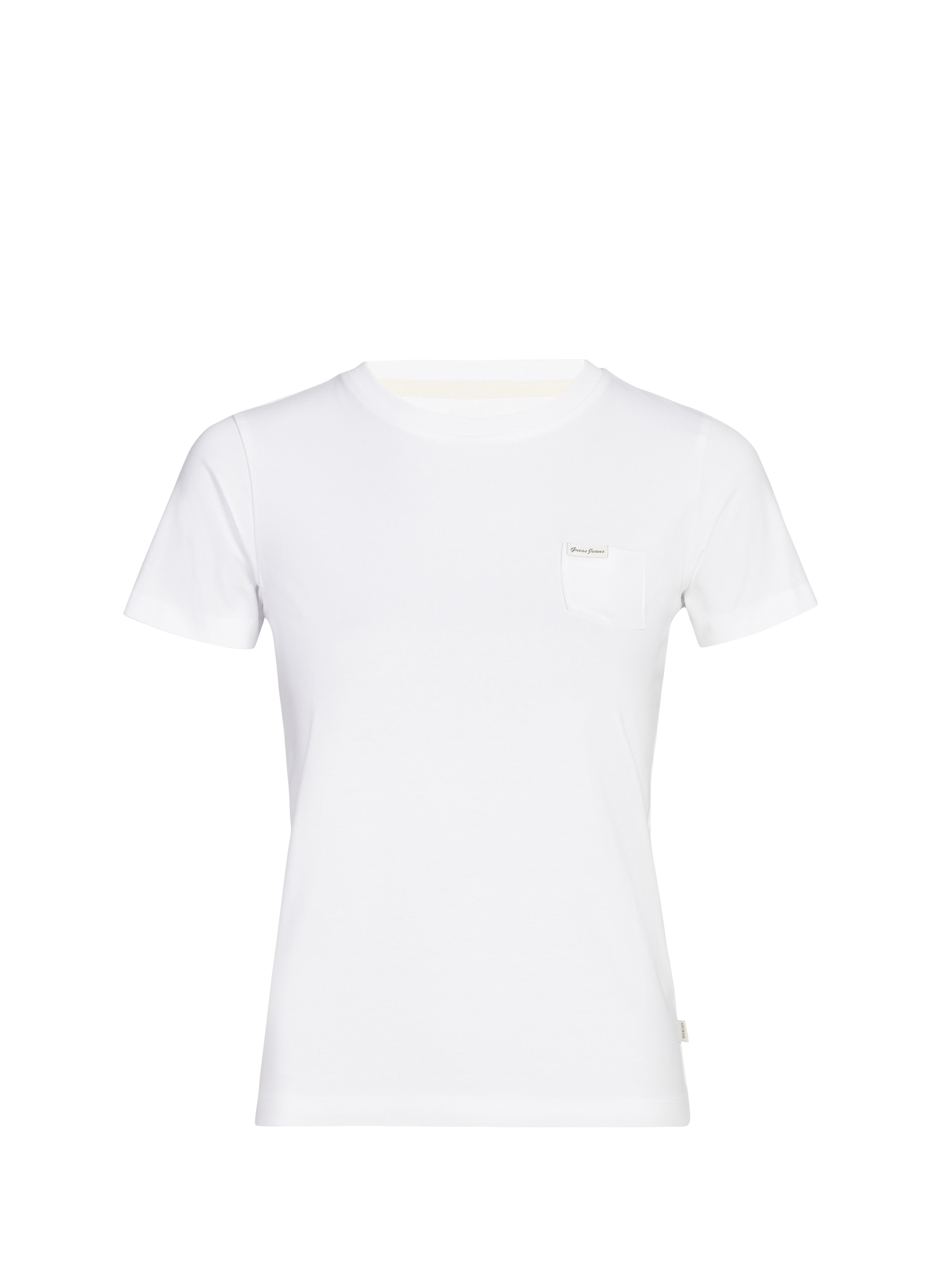 T-shirt coupe droite GUESS Blanc