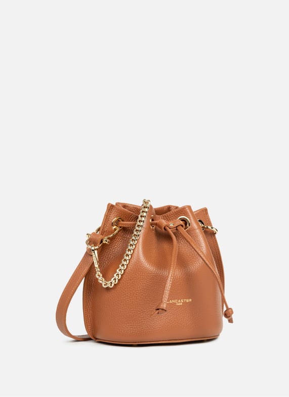 Petit sac bourse - alba double | Marron by LANCASTER Petit sac bourse - alba double Marron