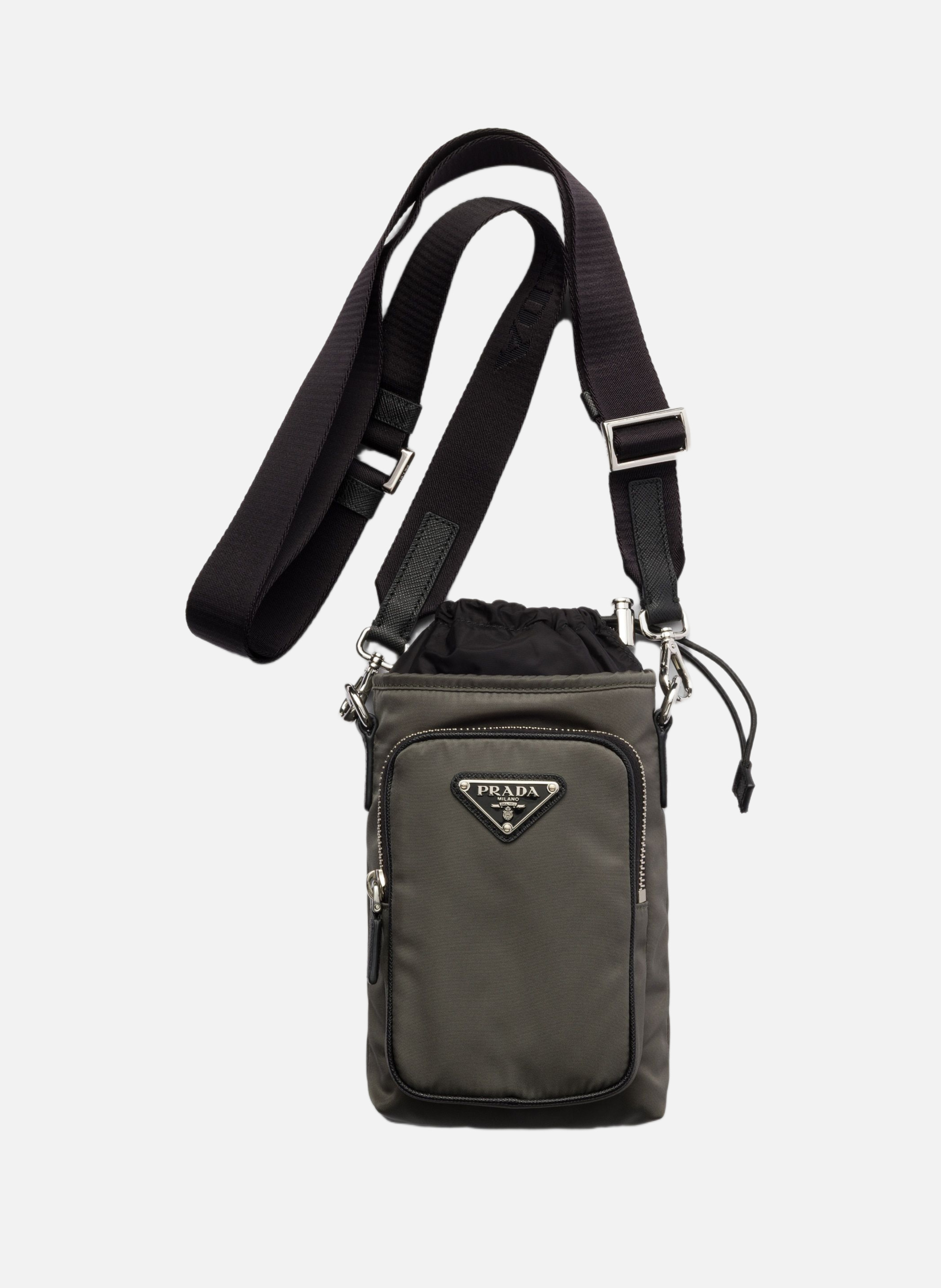 Étui pour smartphone en re-nylon PRADA Vert