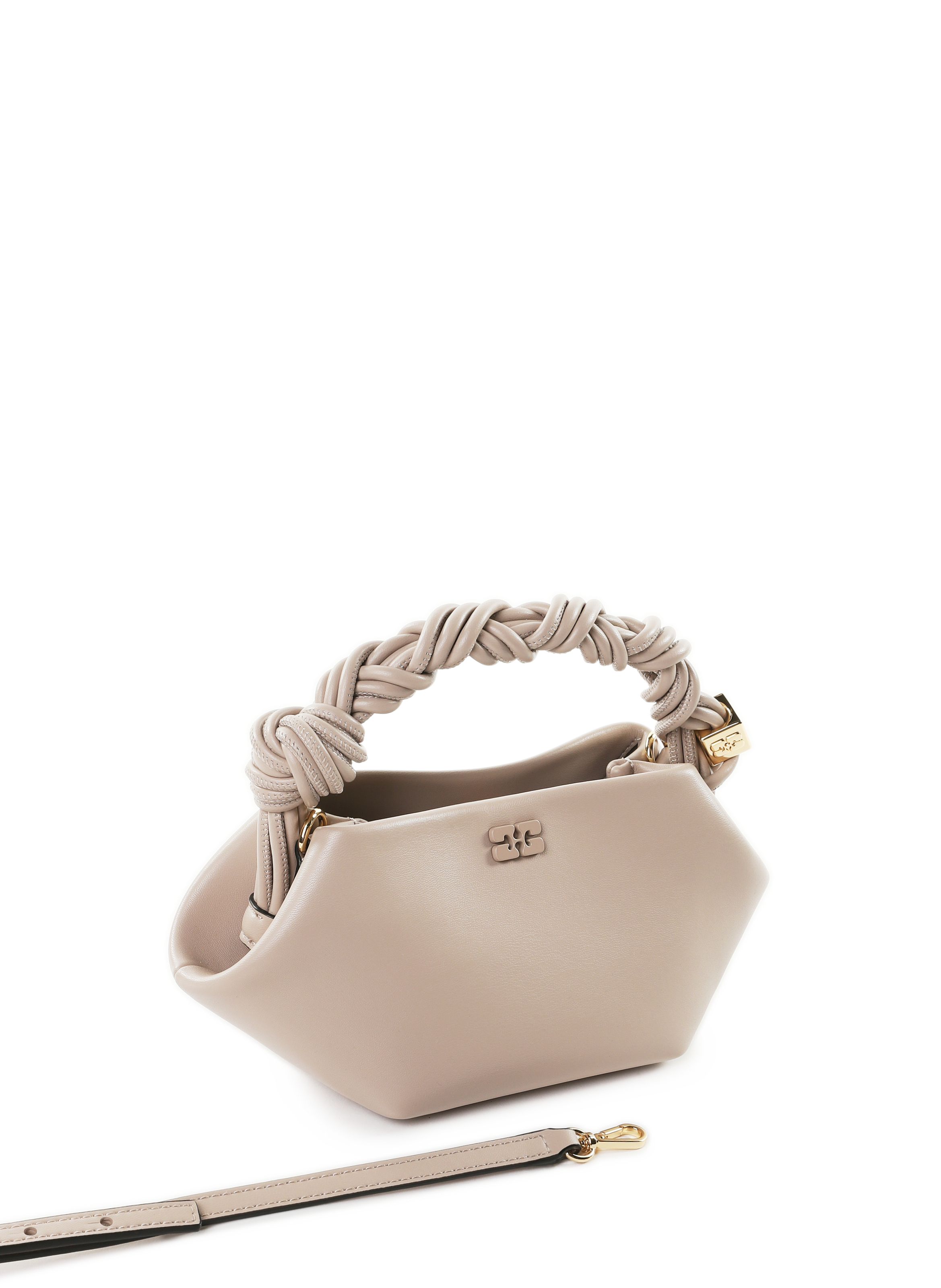 Sac à main Mini Bou GANNI Gris