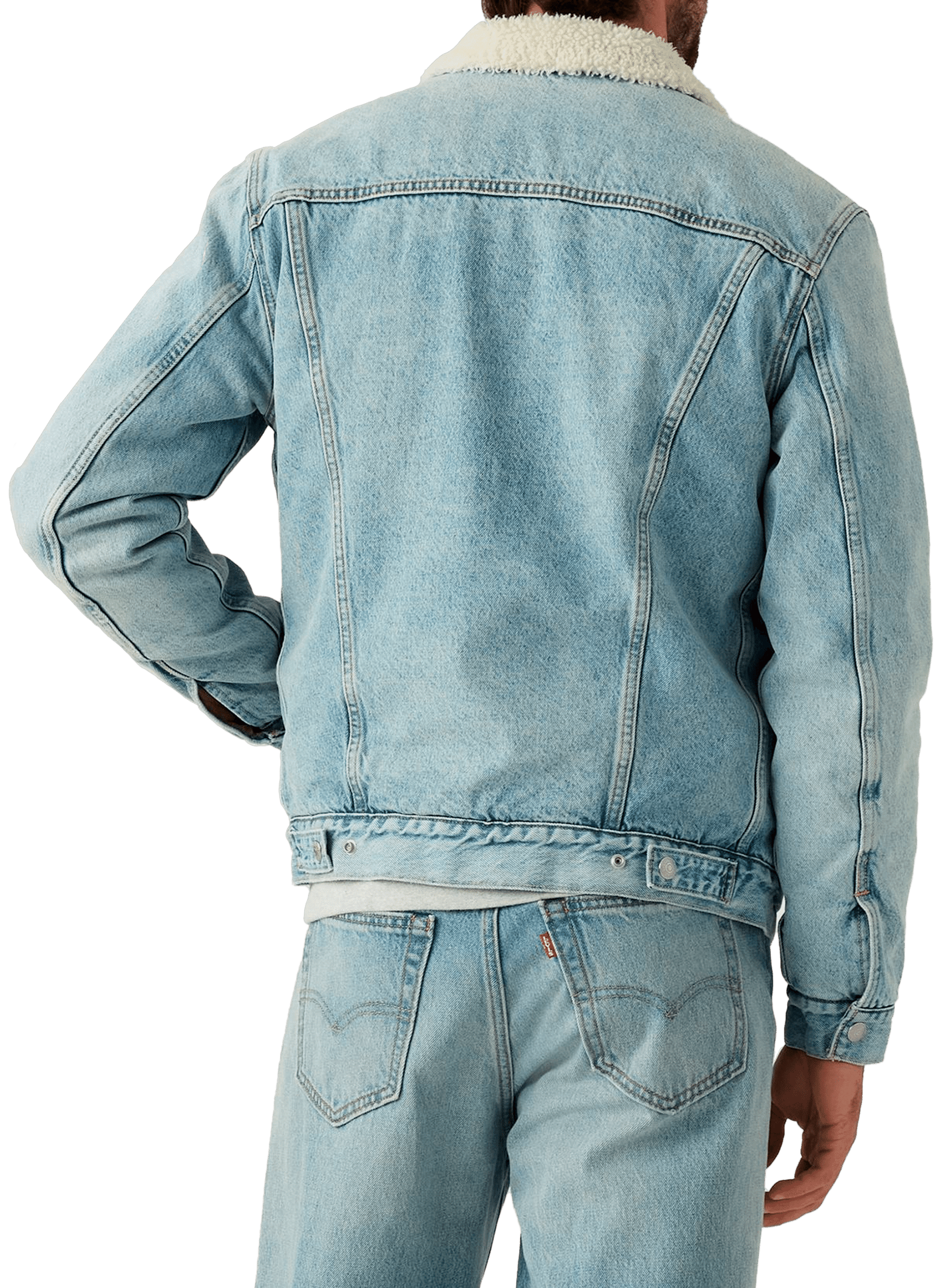 Fleece-lined denim jacket LEVI'S Blue