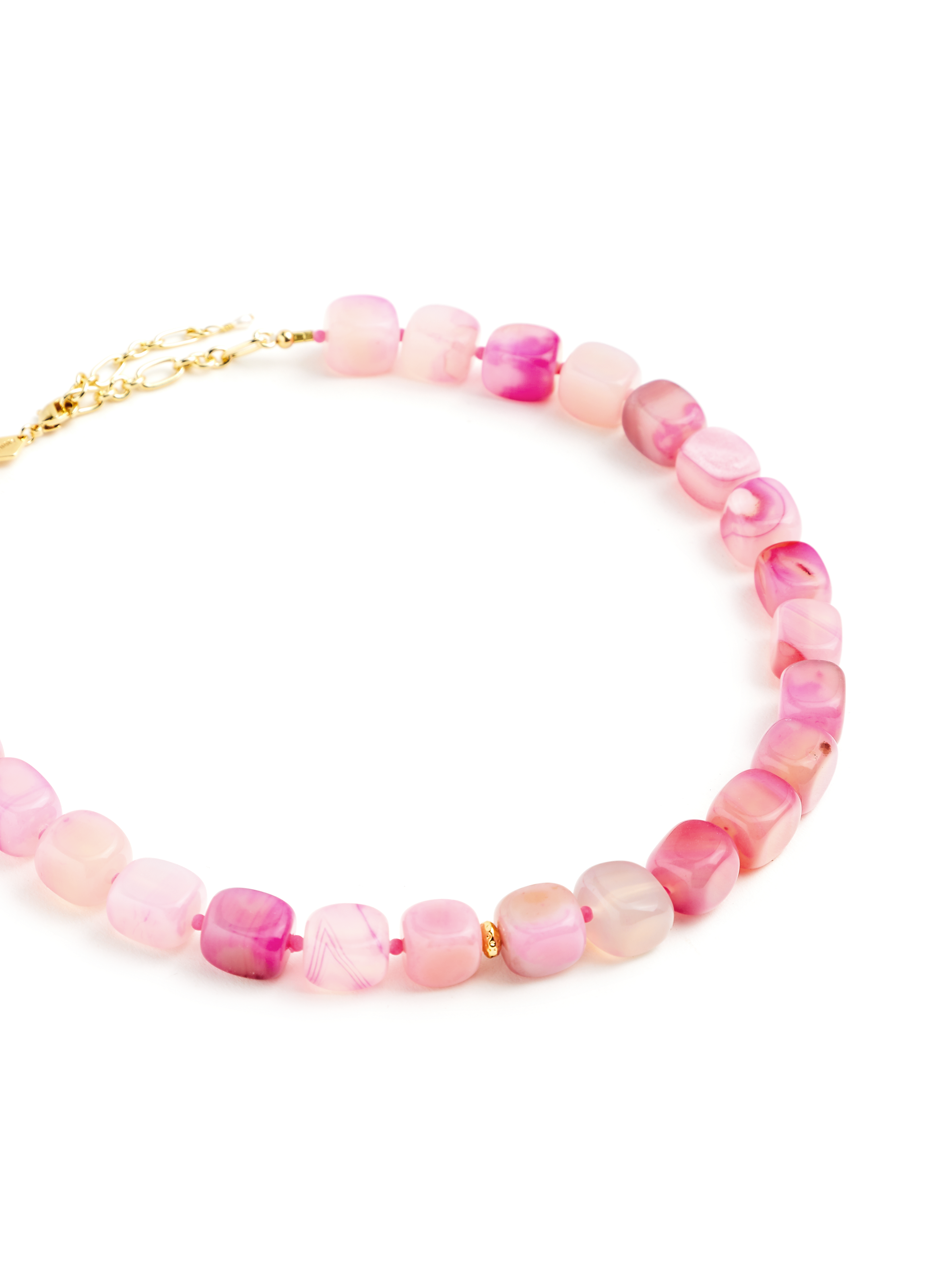 Pink Lake necklace ANNI LU Golden