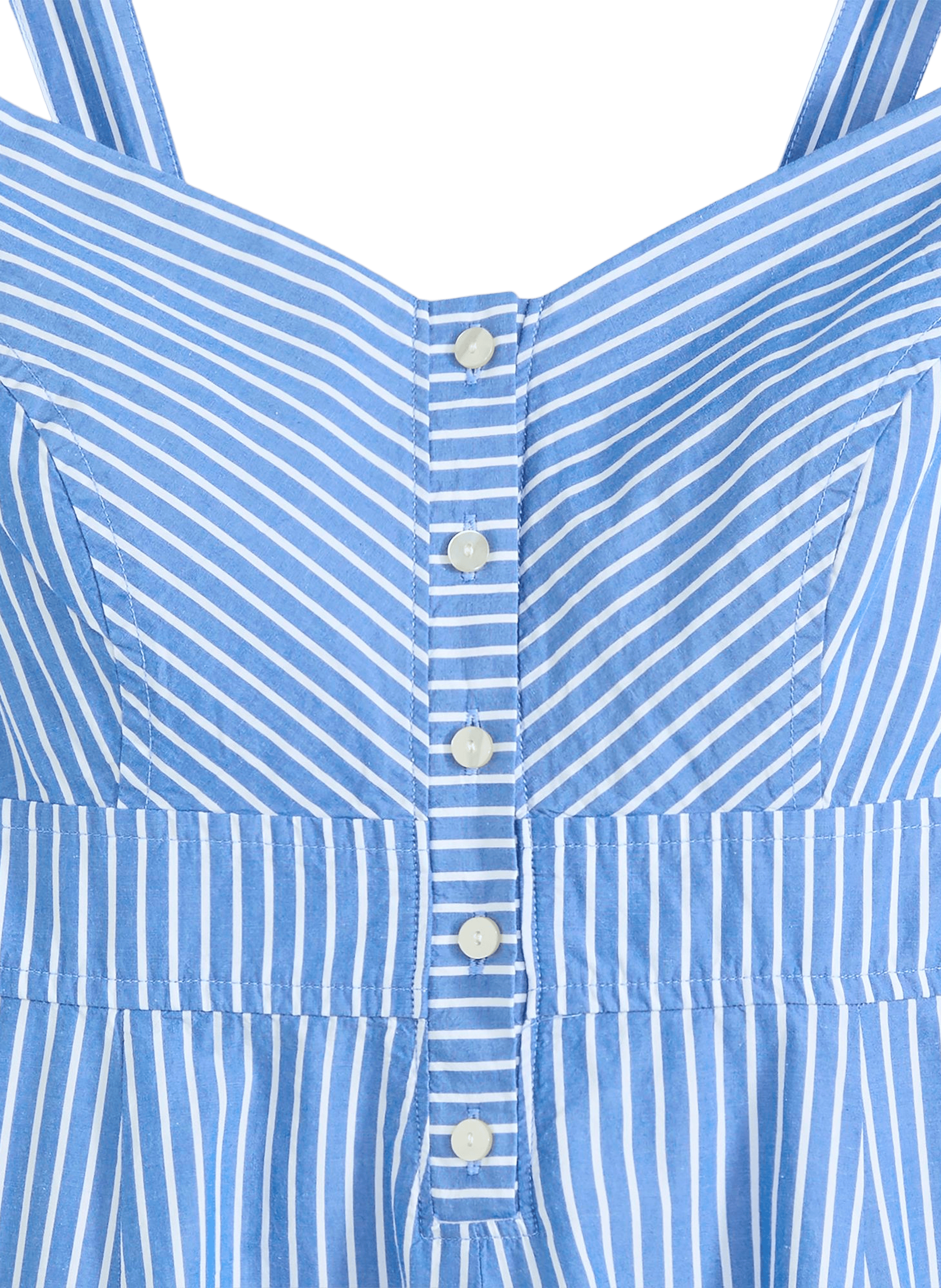 Robe trapèze à rayures LEVI'S Bleu