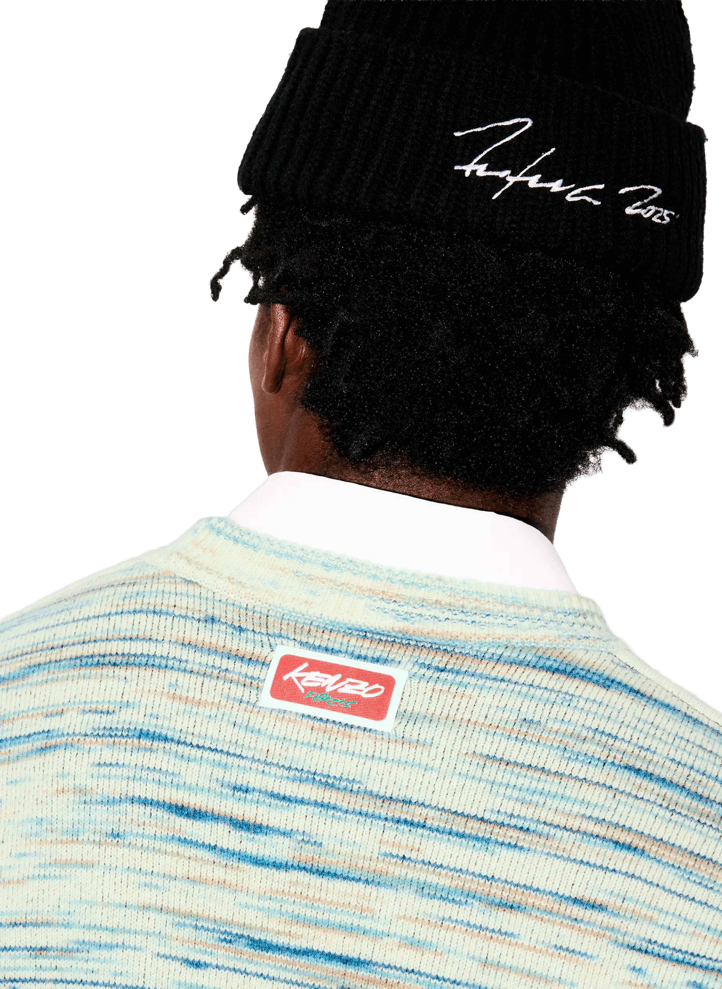 Reversible sweater with pattern KENZO White