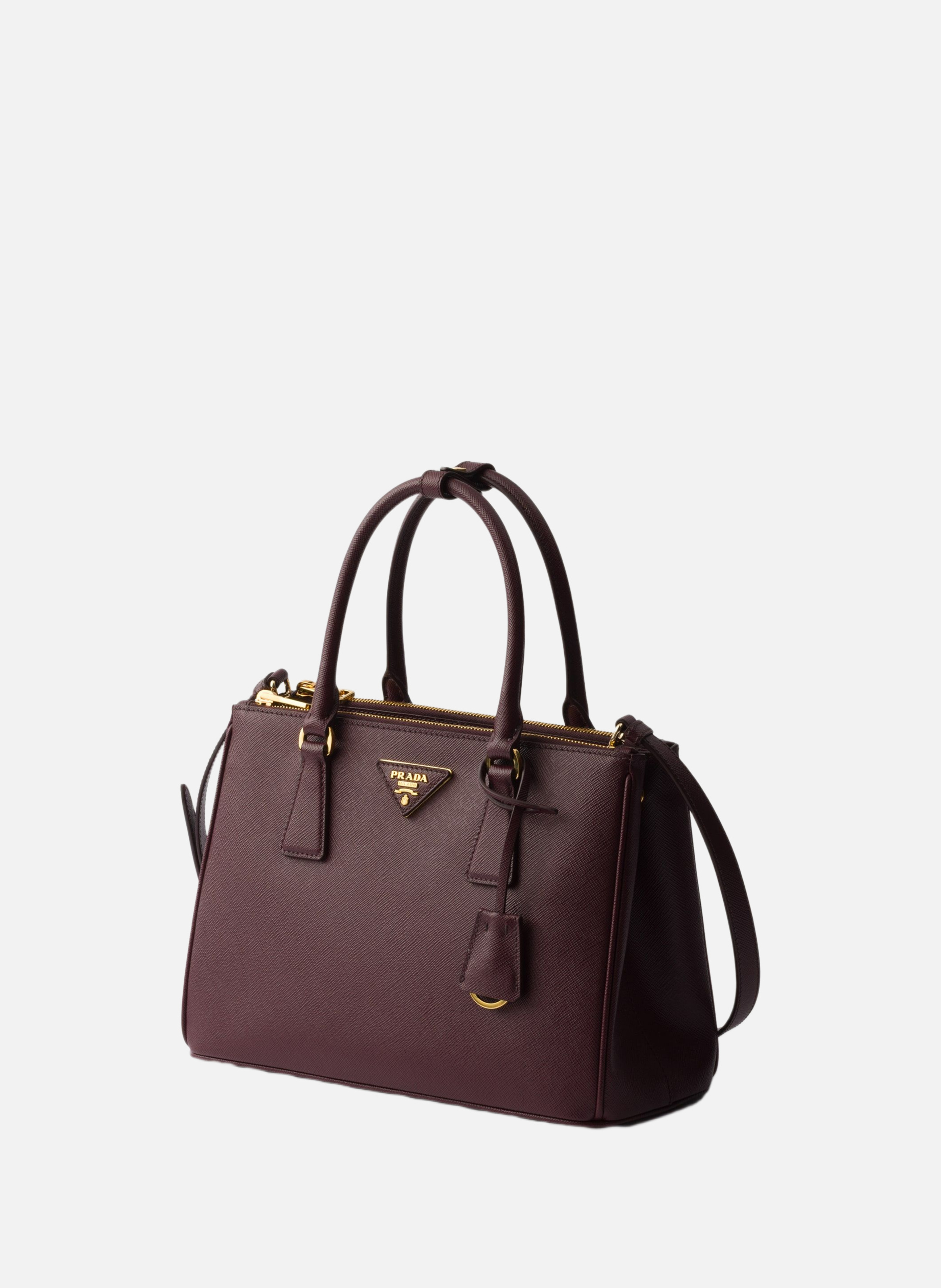 Sac prada galleria en cuir saffiano PRADA Rouge