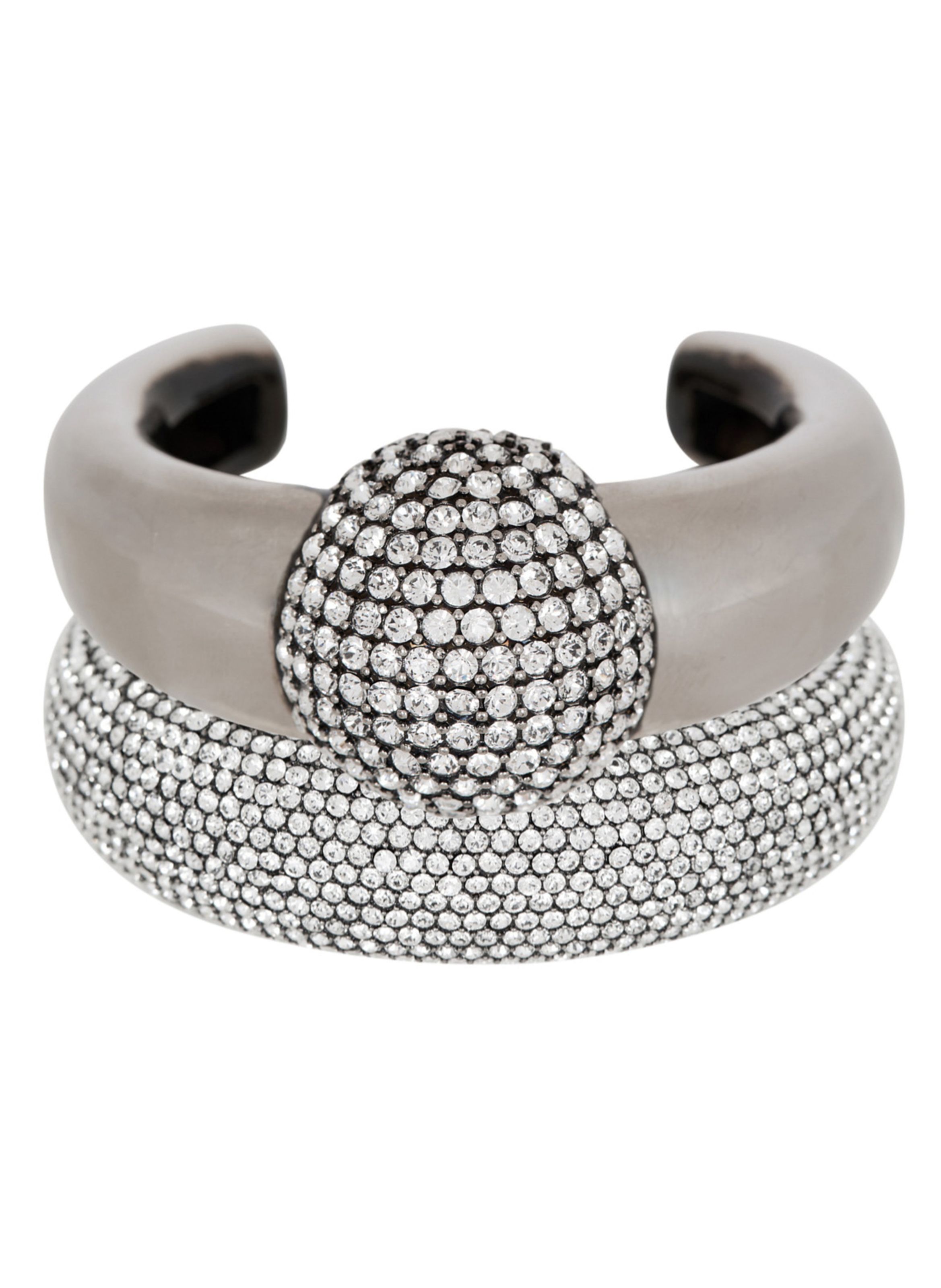 Set de bracelets jonc piercing BALMAIN Argent