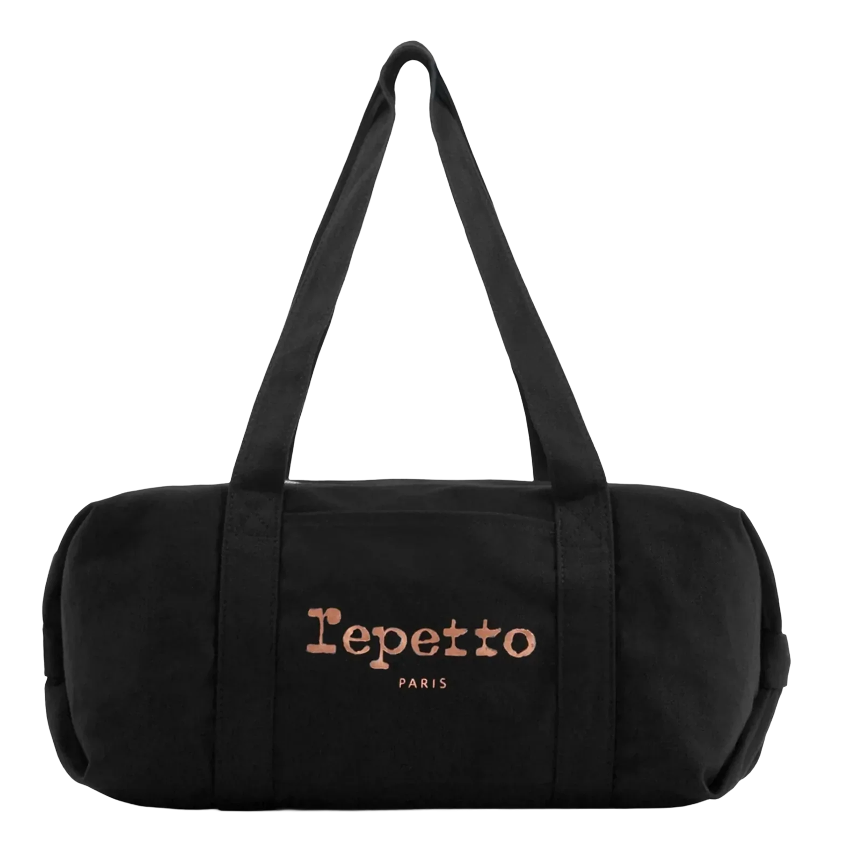 Sac porté épaule en coton REPETTO Noir