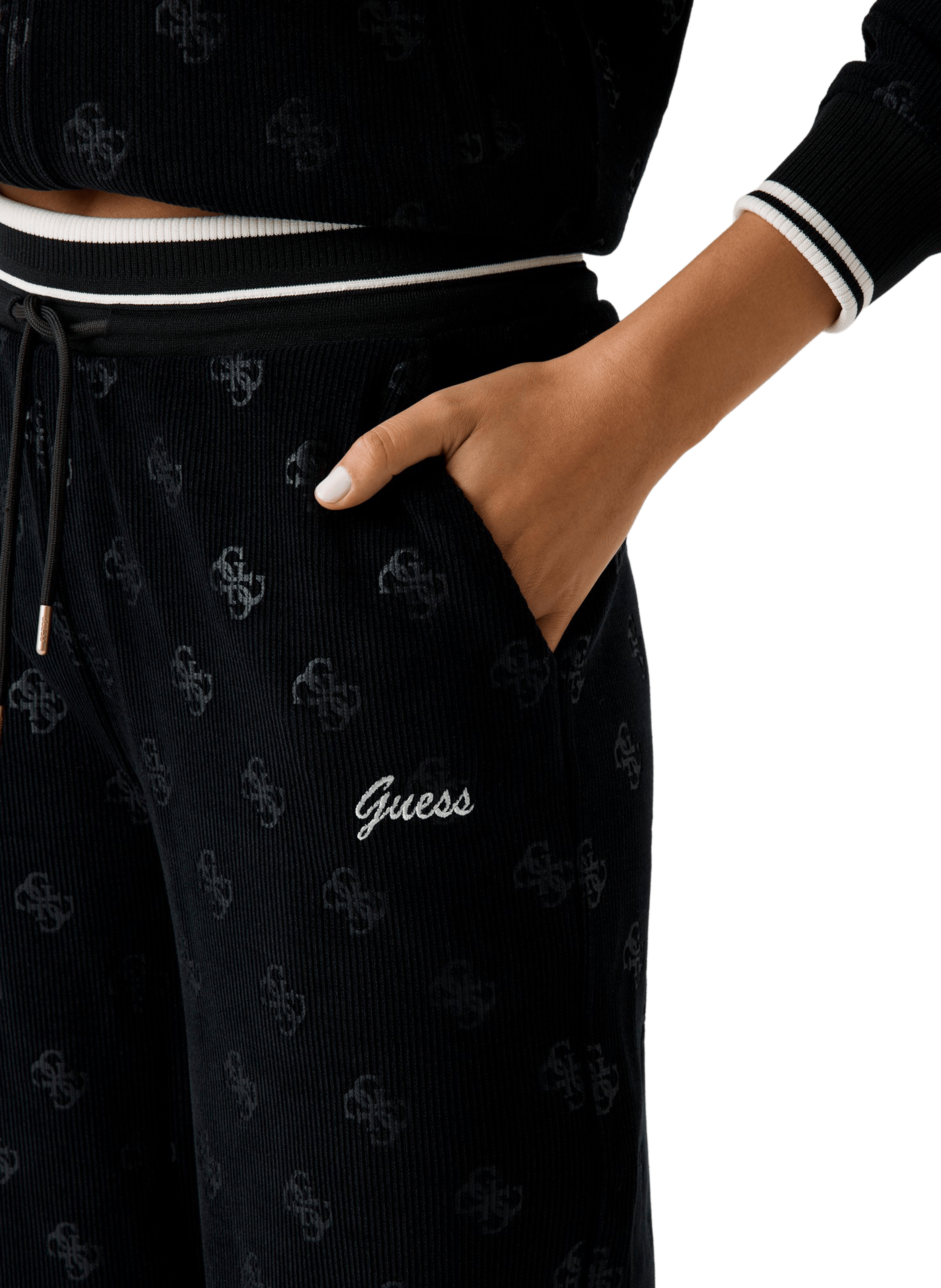 Pantalon de jogging Paulina GUESS Noir