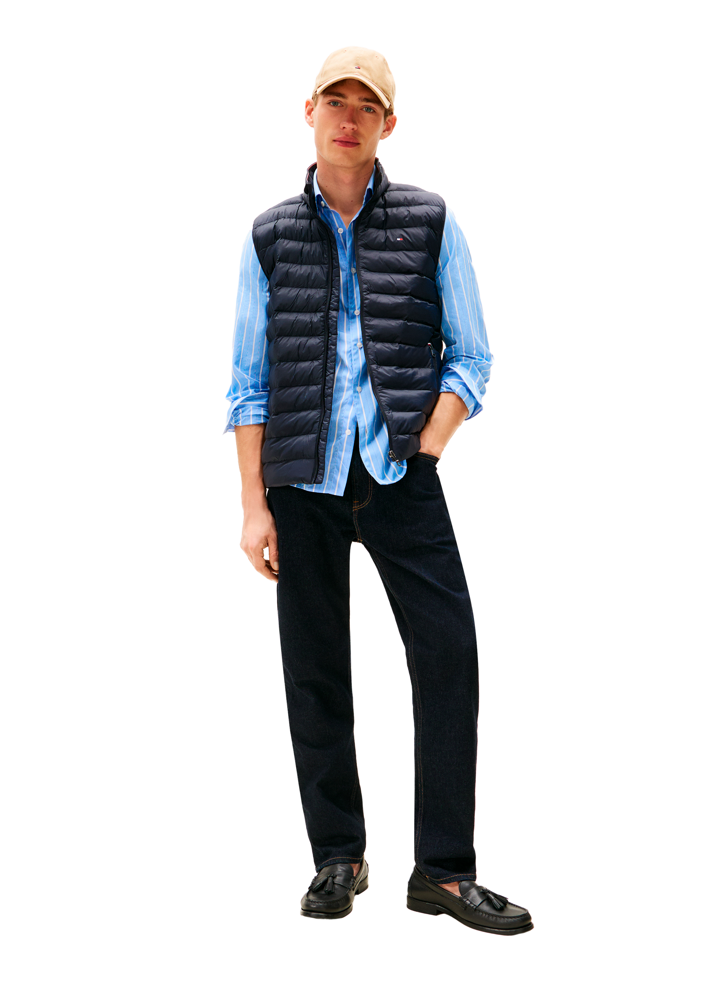 Nylon gilet TOMMY HILFIGER Blue