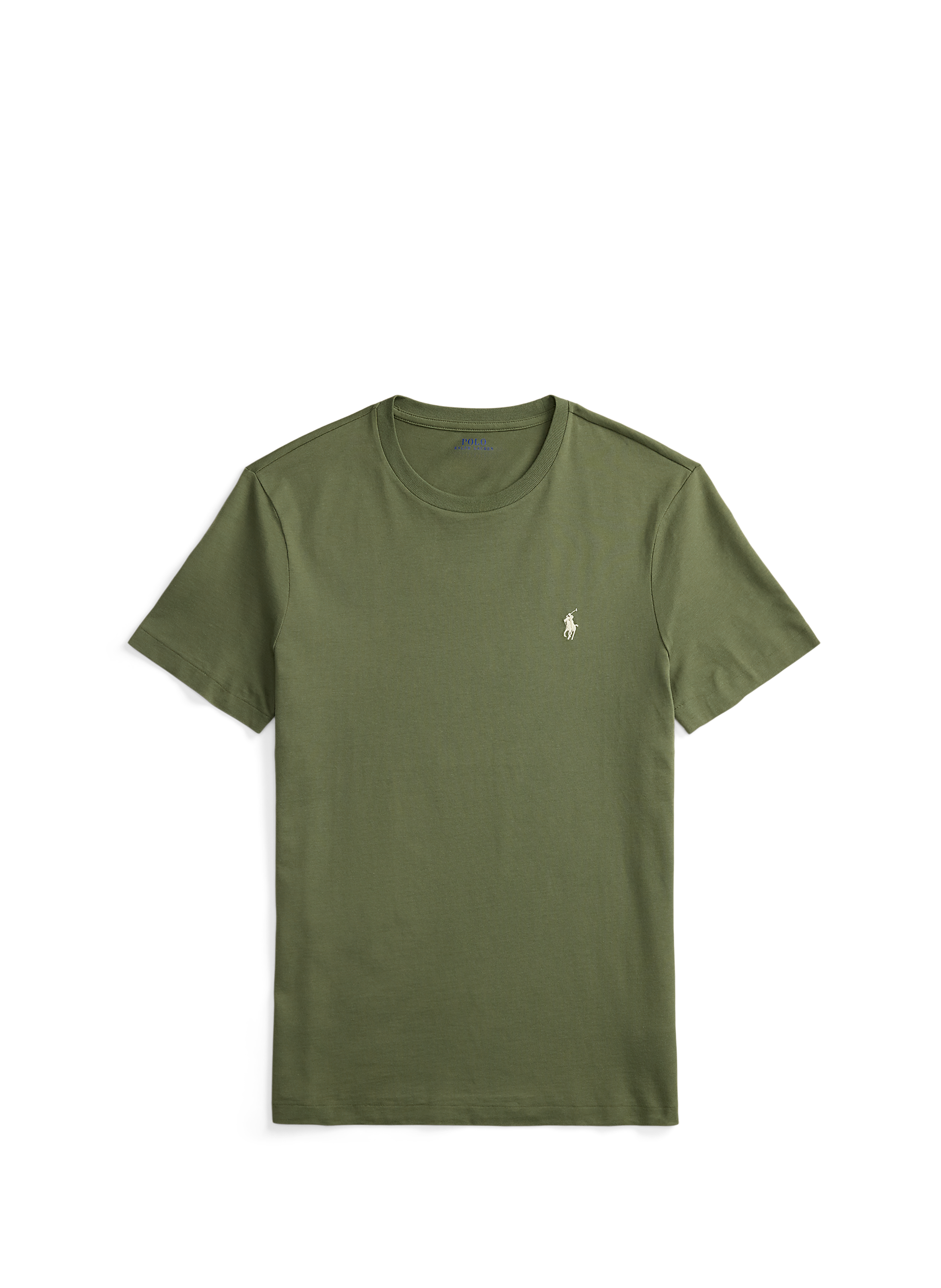Cotton round-neck T-shirt POLO RALPH LAUREN Green