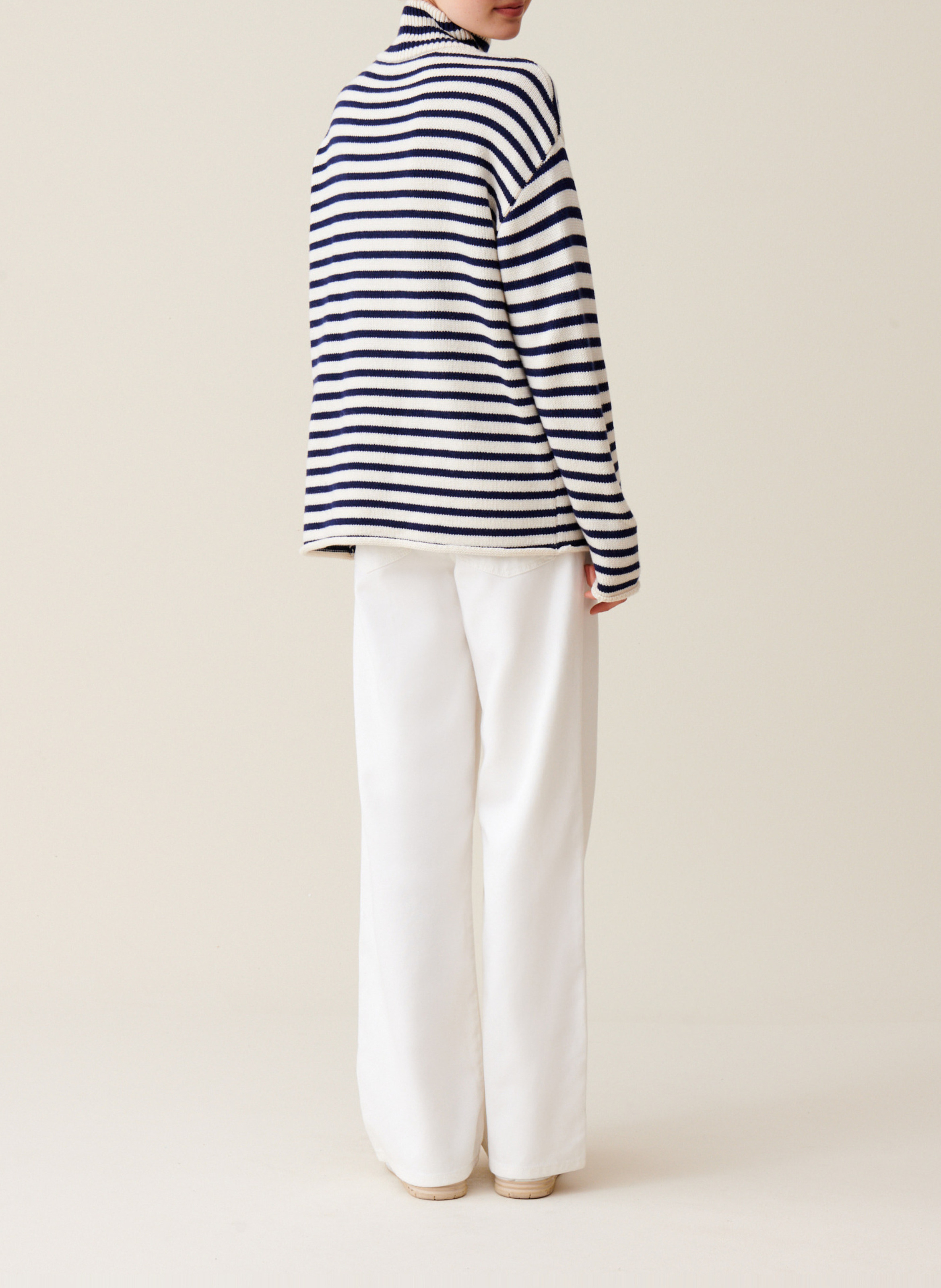 Pull marinière col montant boutonné CLAUDIE PIERLOT Multicolore