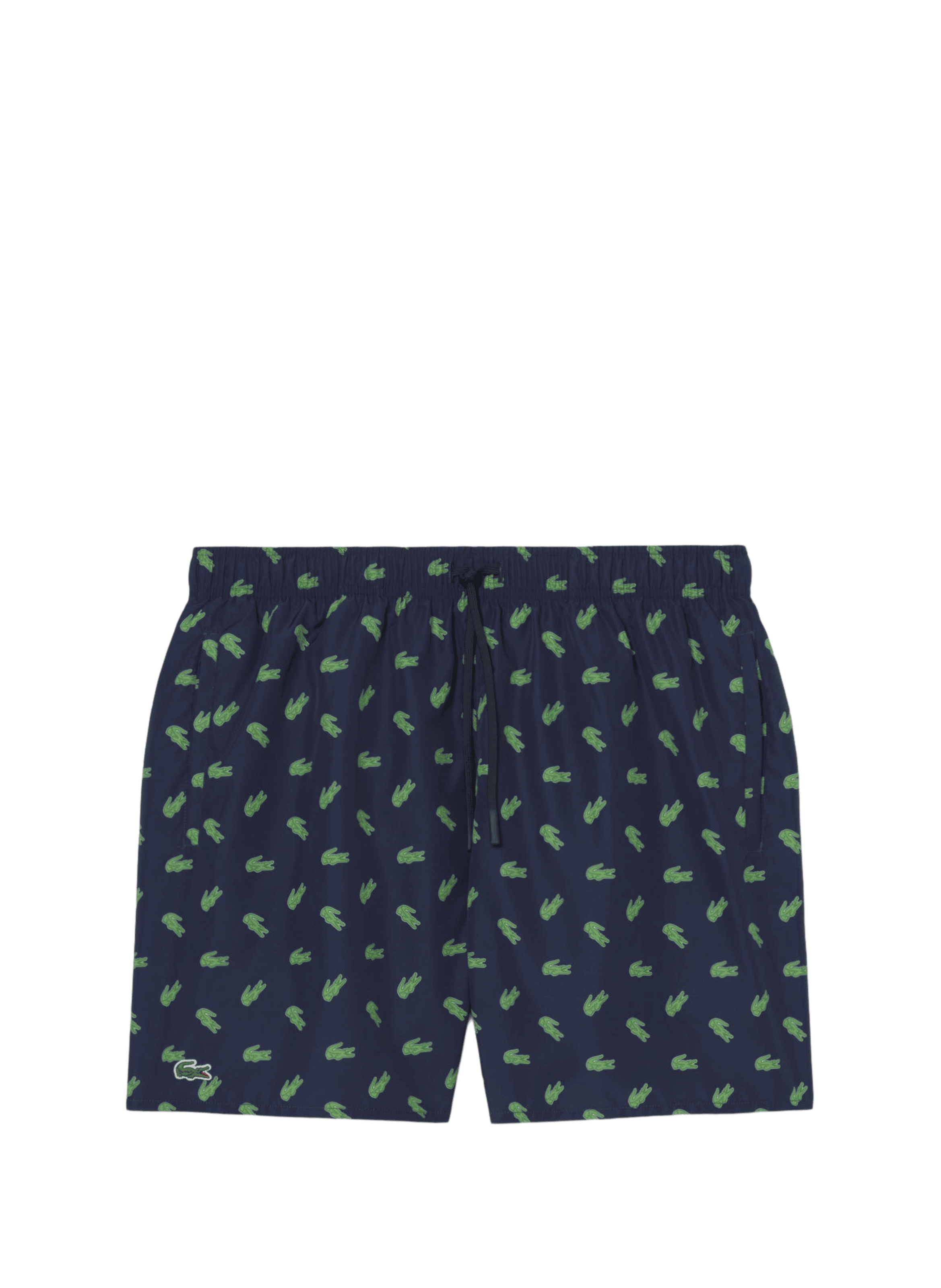 Short de bain mi-long imprimé crocodile LACOSTE Bleu
