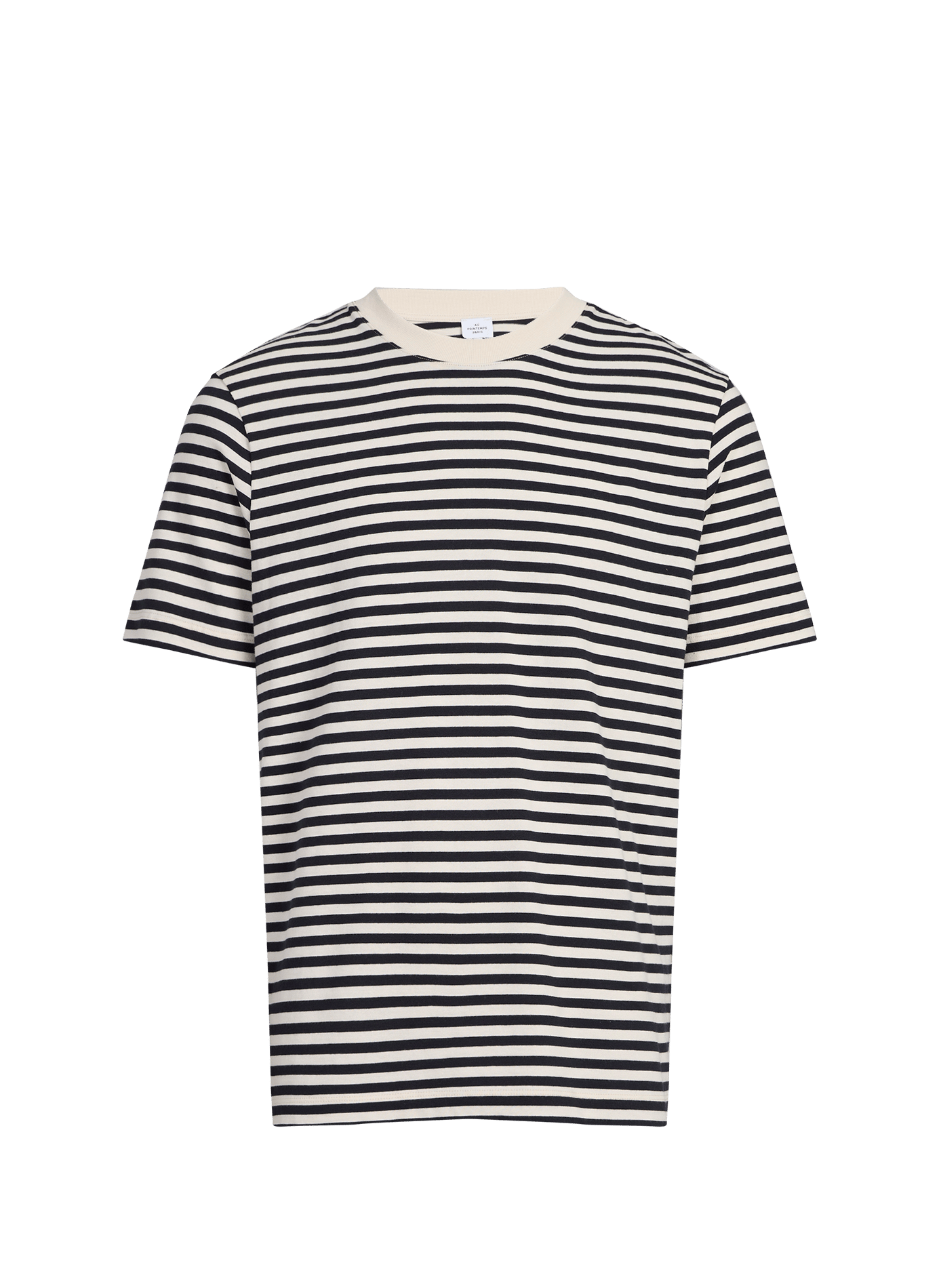 T-shirt à rayures en coton AU PRINTEMPS PARIS Bleu