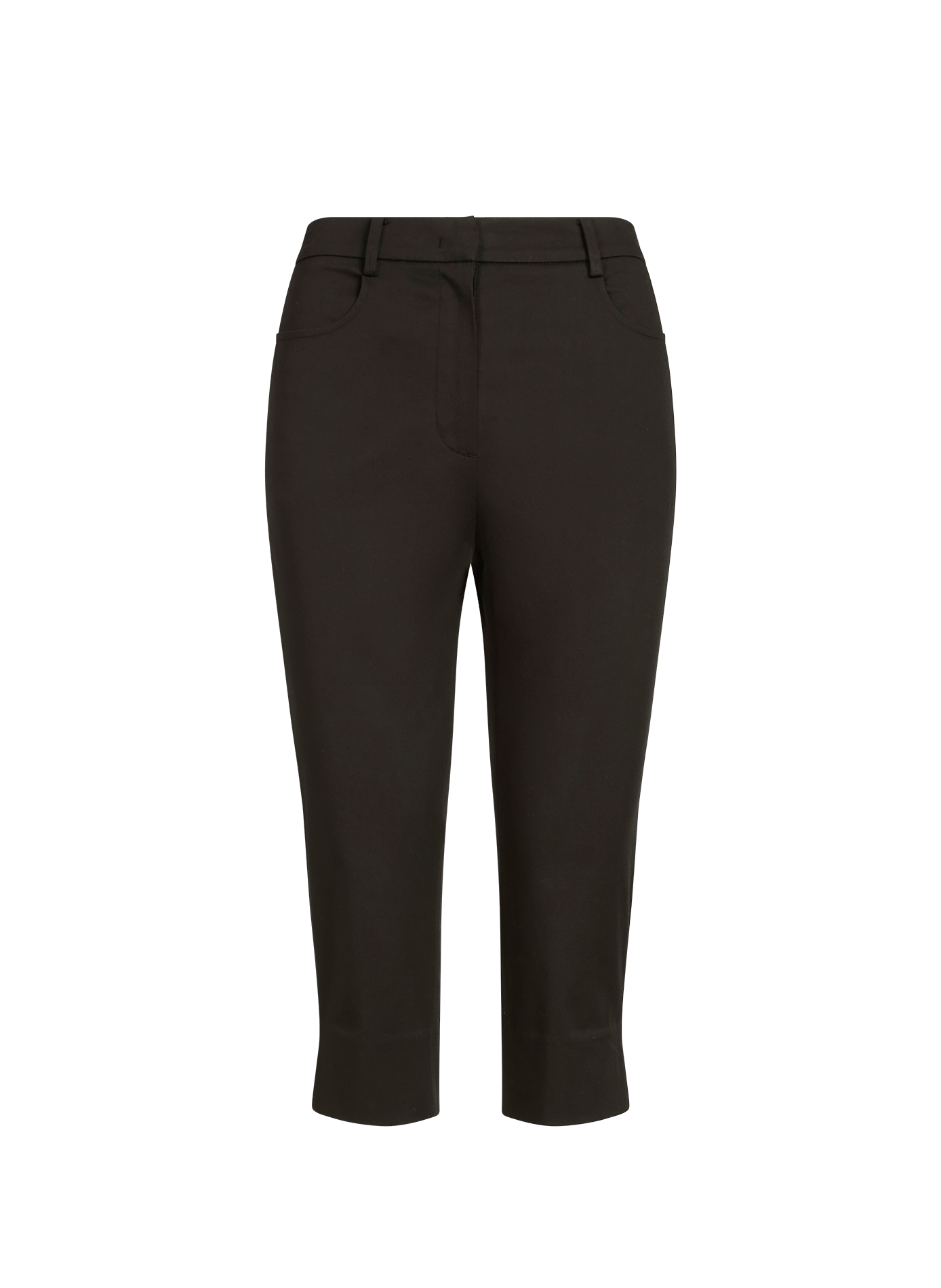 Pantalon corsaire slim à broderies DUNST Noir