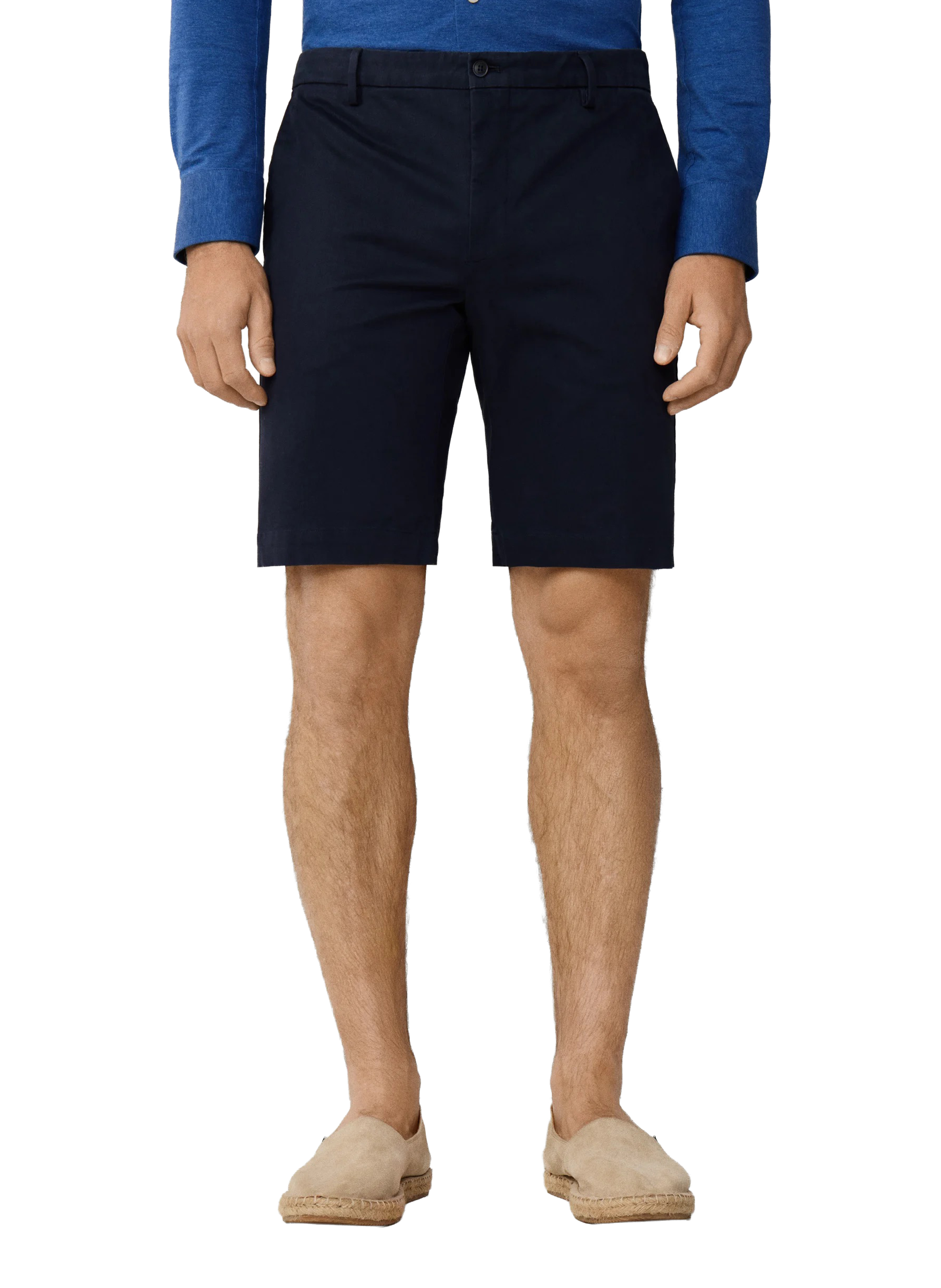 Bermuda droit en coton mélangé HACKETT Bleu