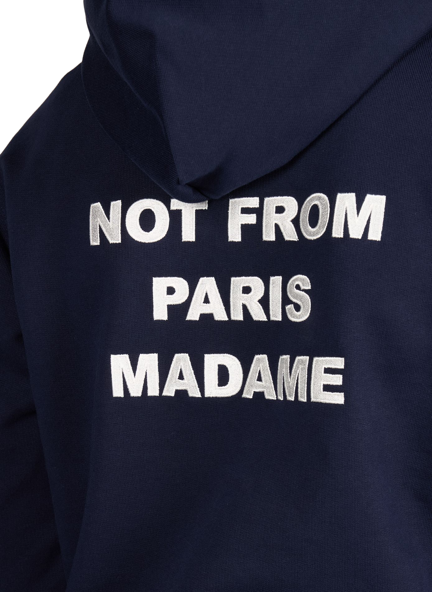 Sweat à capuche en coton DROLE DE MONSIEUR Bleu