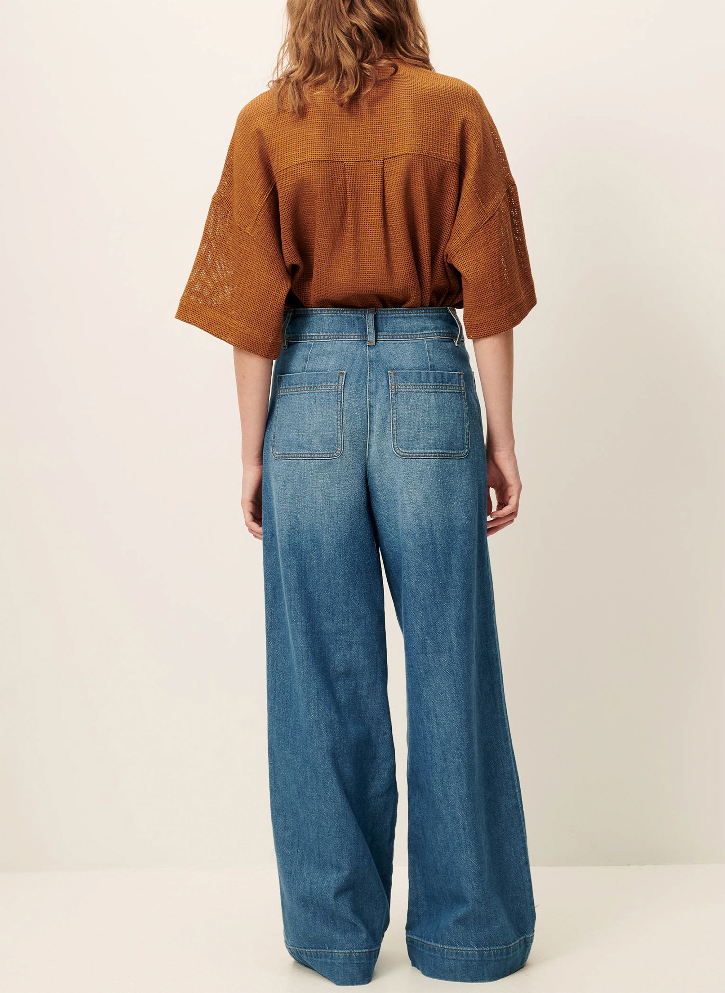 Jean bootcut en coton manhablue | Bleu SESSUN Femme