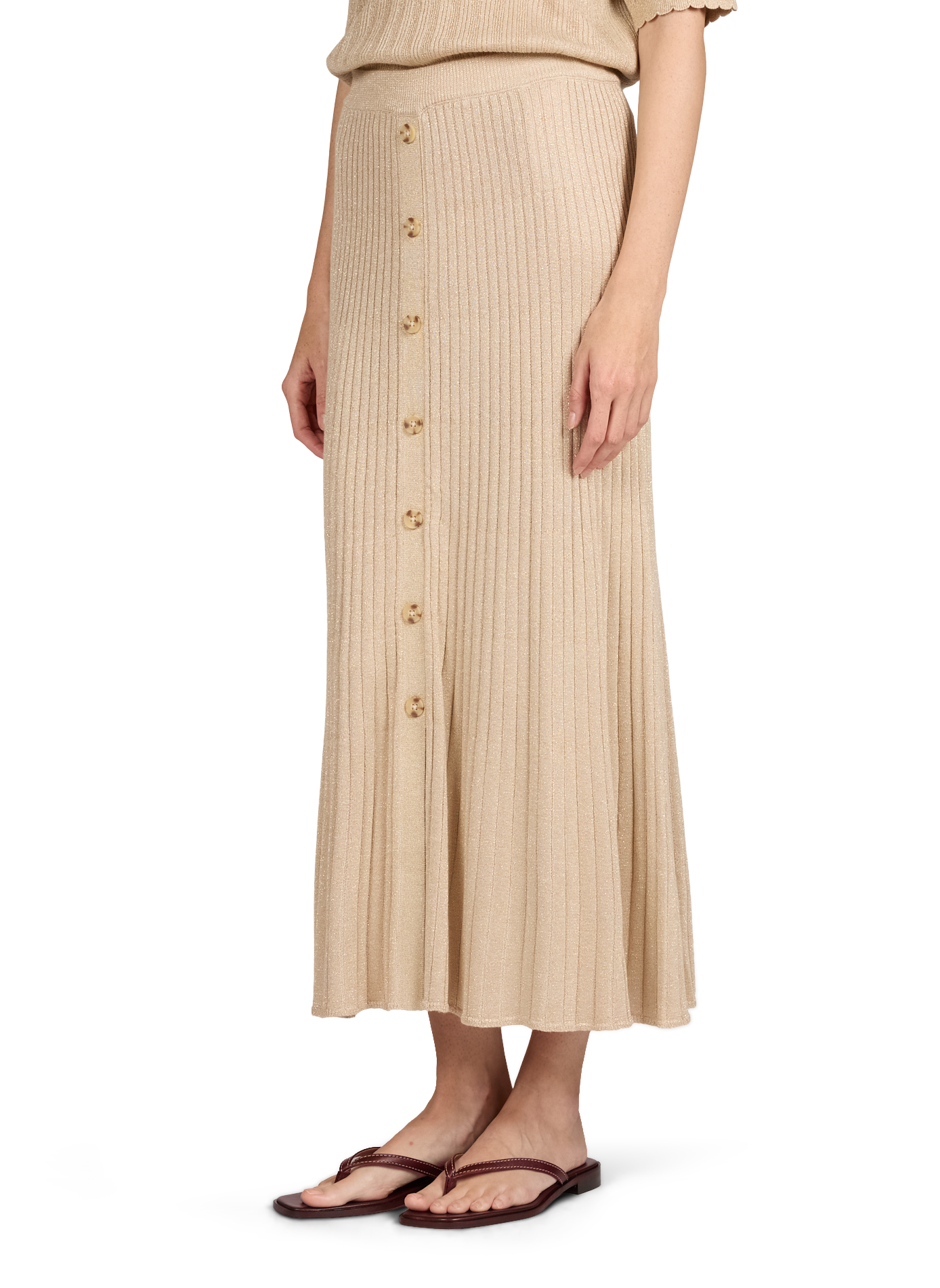 Jupe midi  VILA Rouge