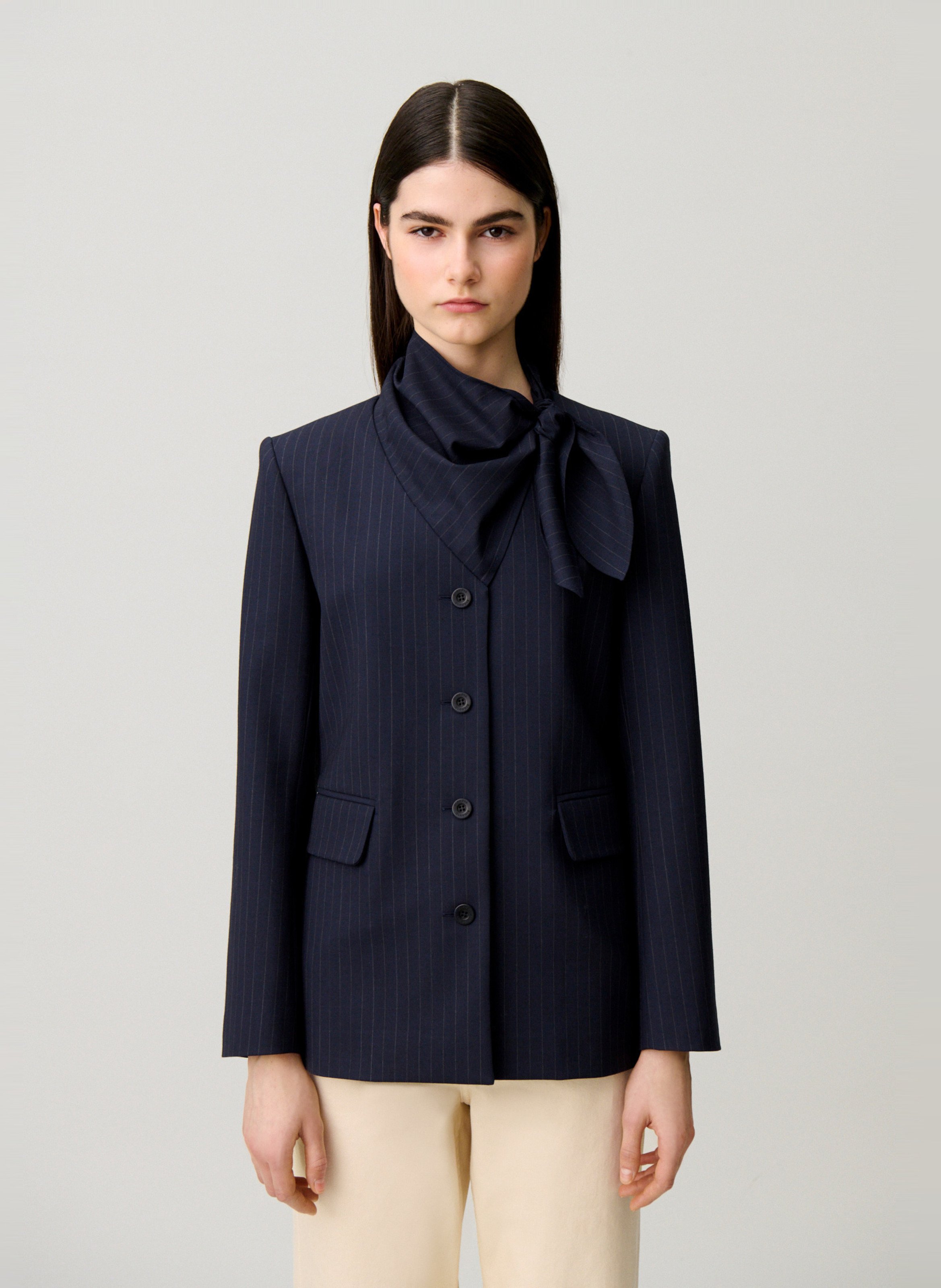 Veste de tailleur en laine mélangée CLAUDIE PIERLOT Multicolore