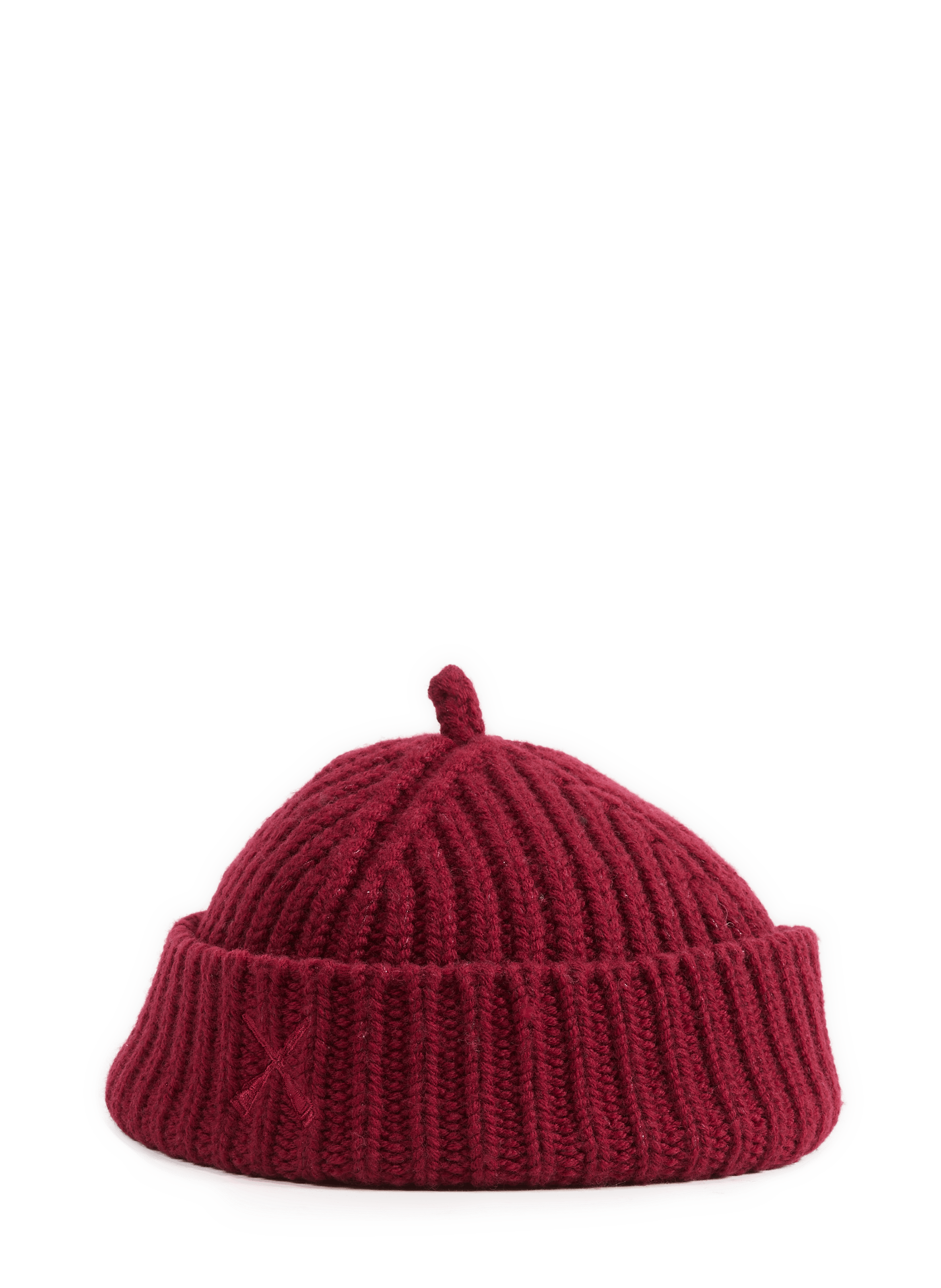 Knit wool Miki hats BETON CIRE Red