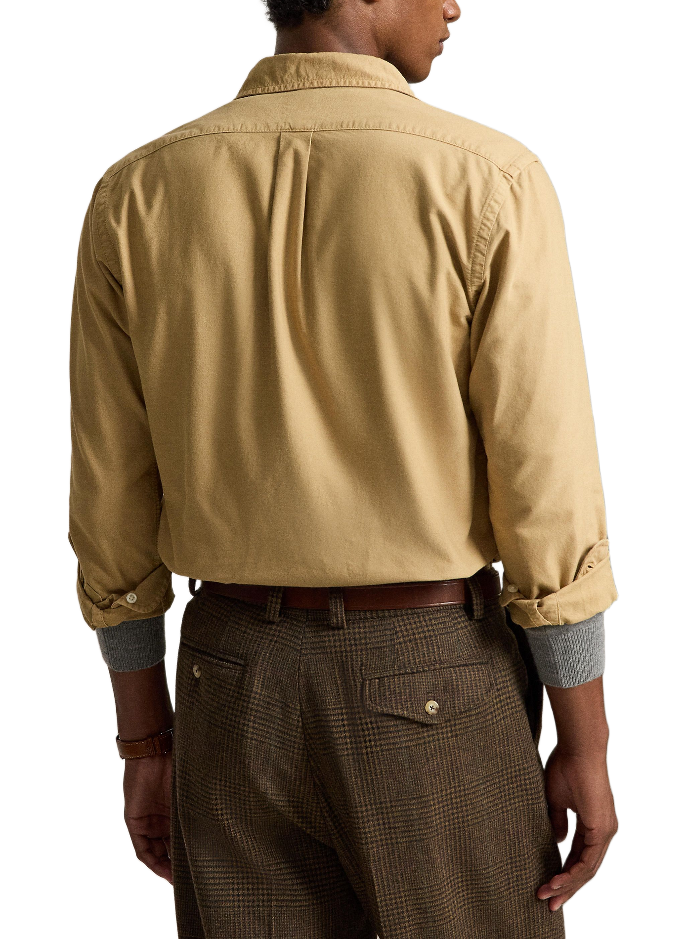 Chemise à manches longues en coton  POLO RALPH LAUREN Kaki