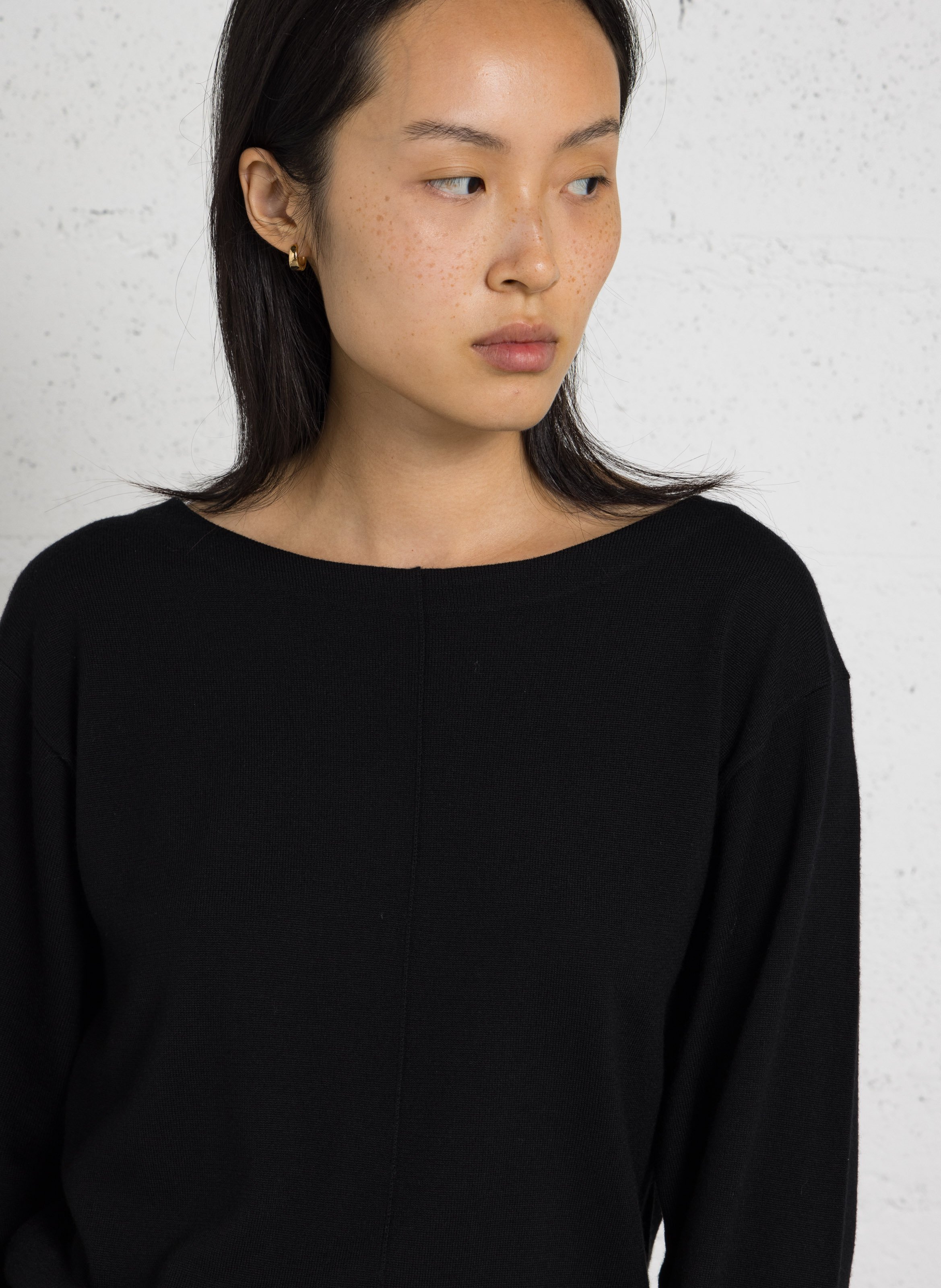Robe longue en laine kathleen SOEUR Noir