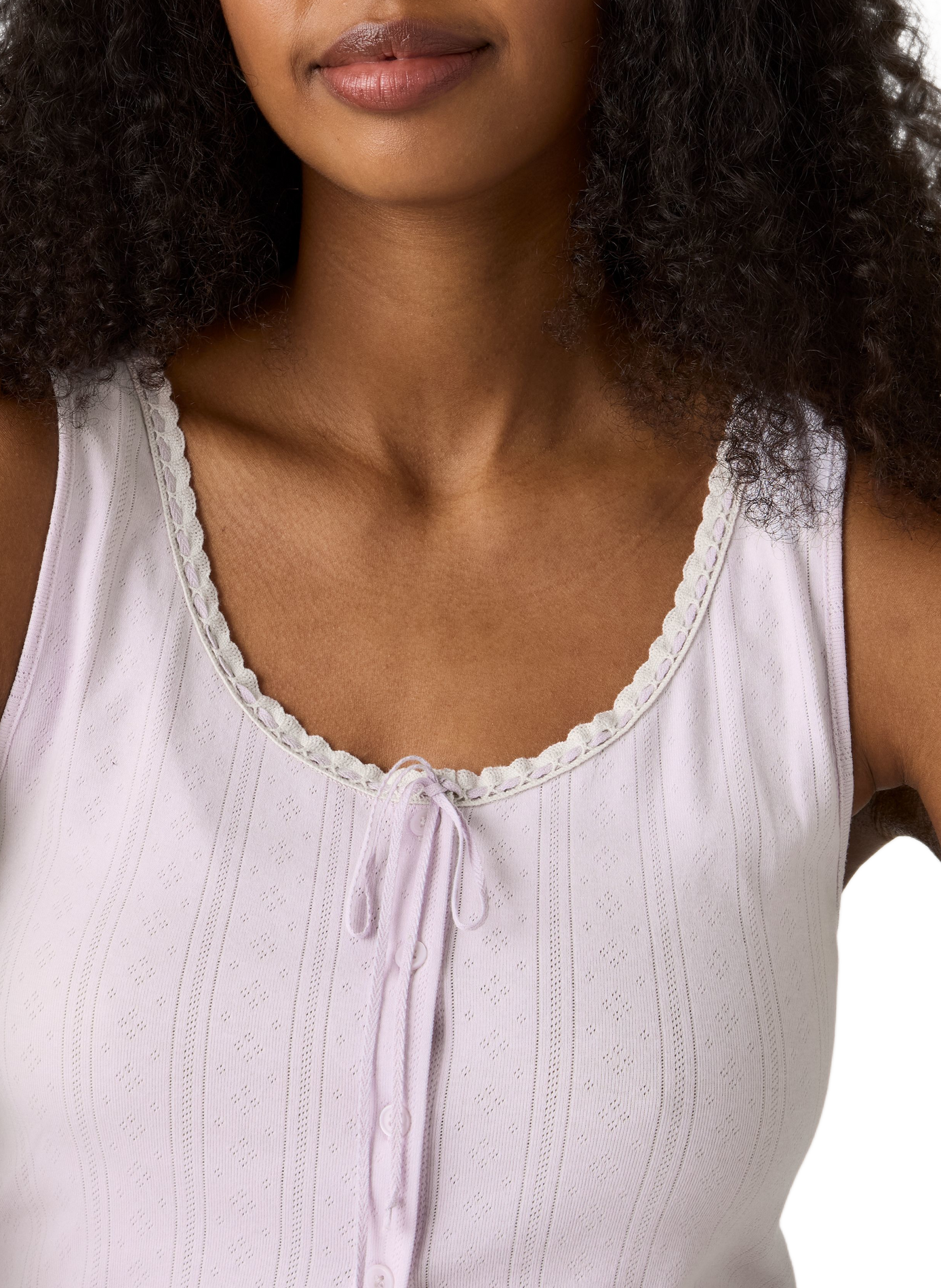 Round neck tank top in blended cotton LEVI'S Blue